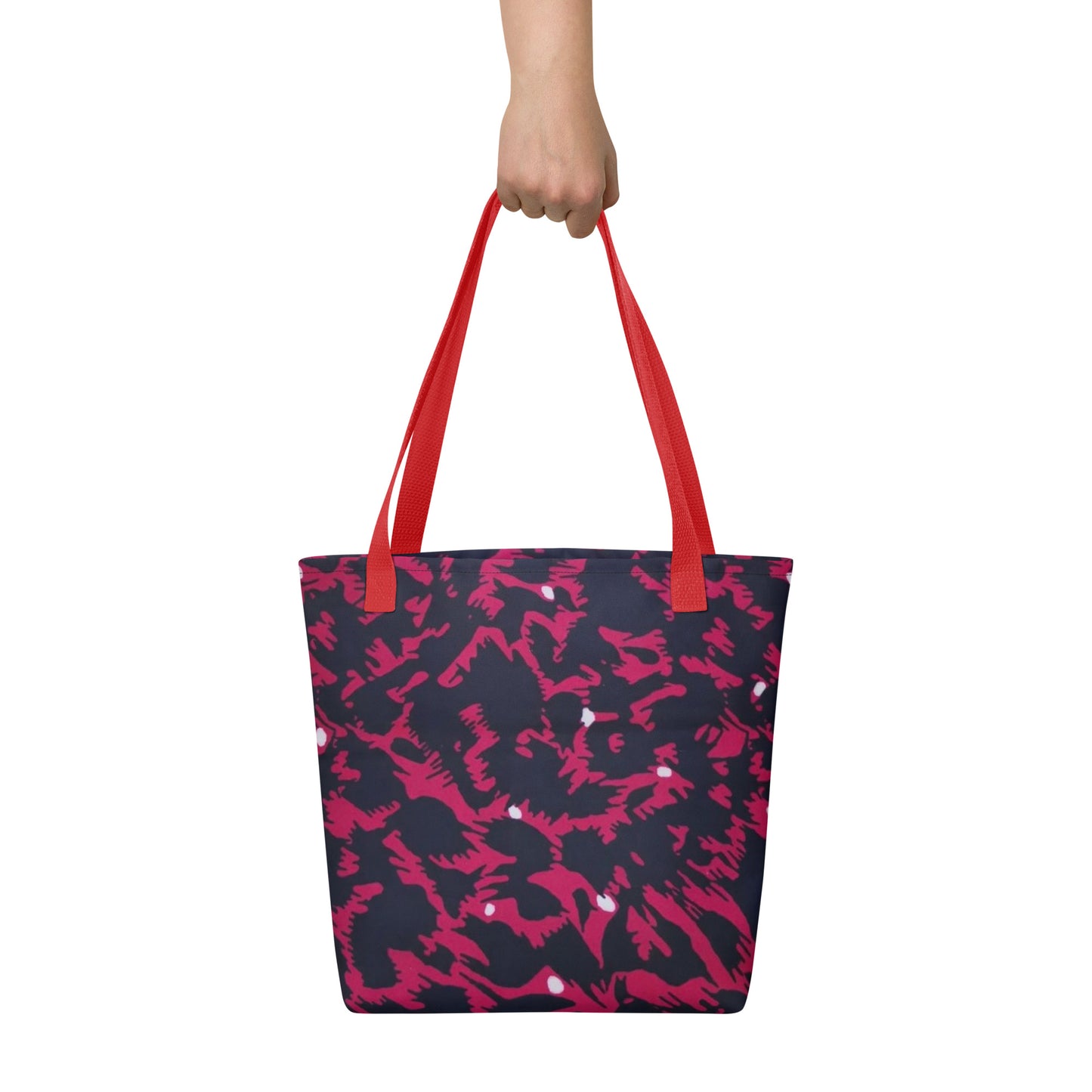 Pink Leopard Tote Bag