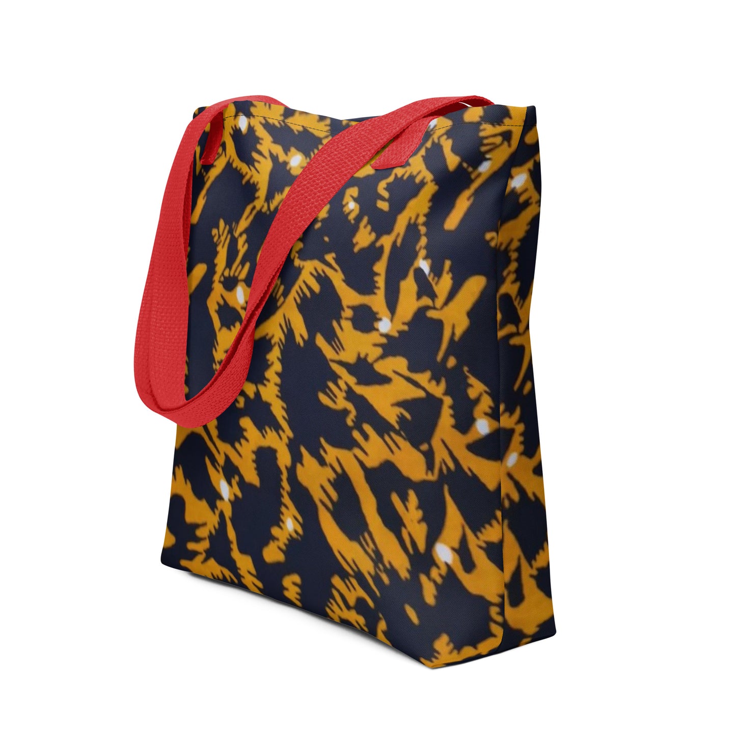 Yellow Leopard Tote Bag