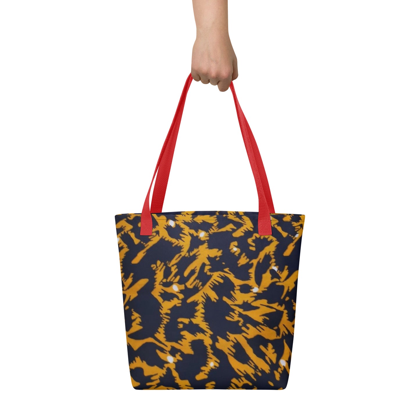 Yellow Leopard Tote Bag