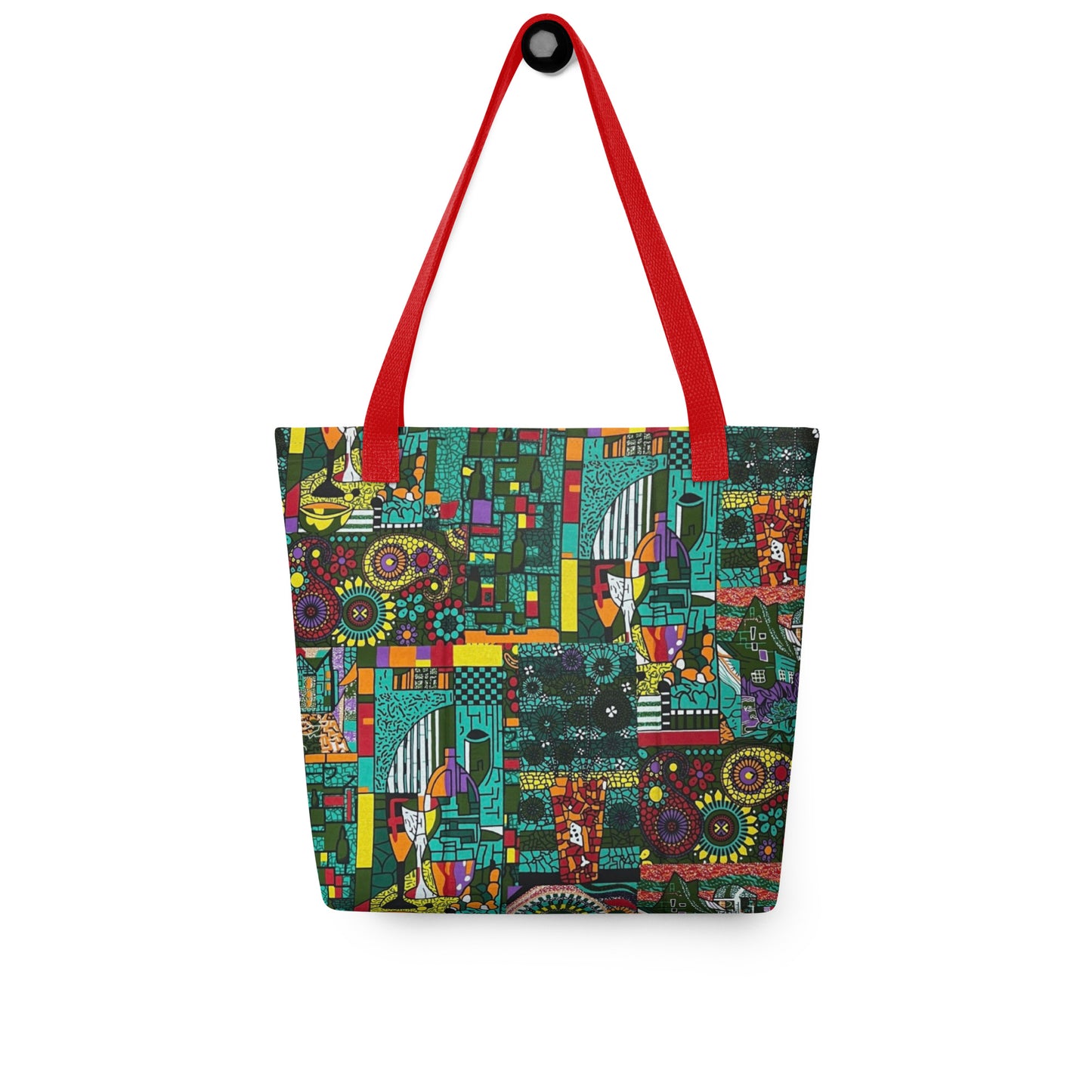 Green Artsy Tote Bag