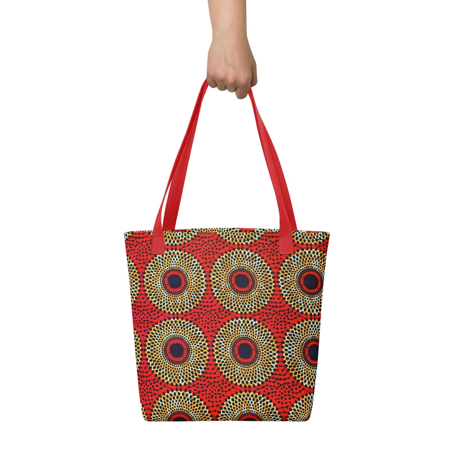 Orange Mandela Tote Bag