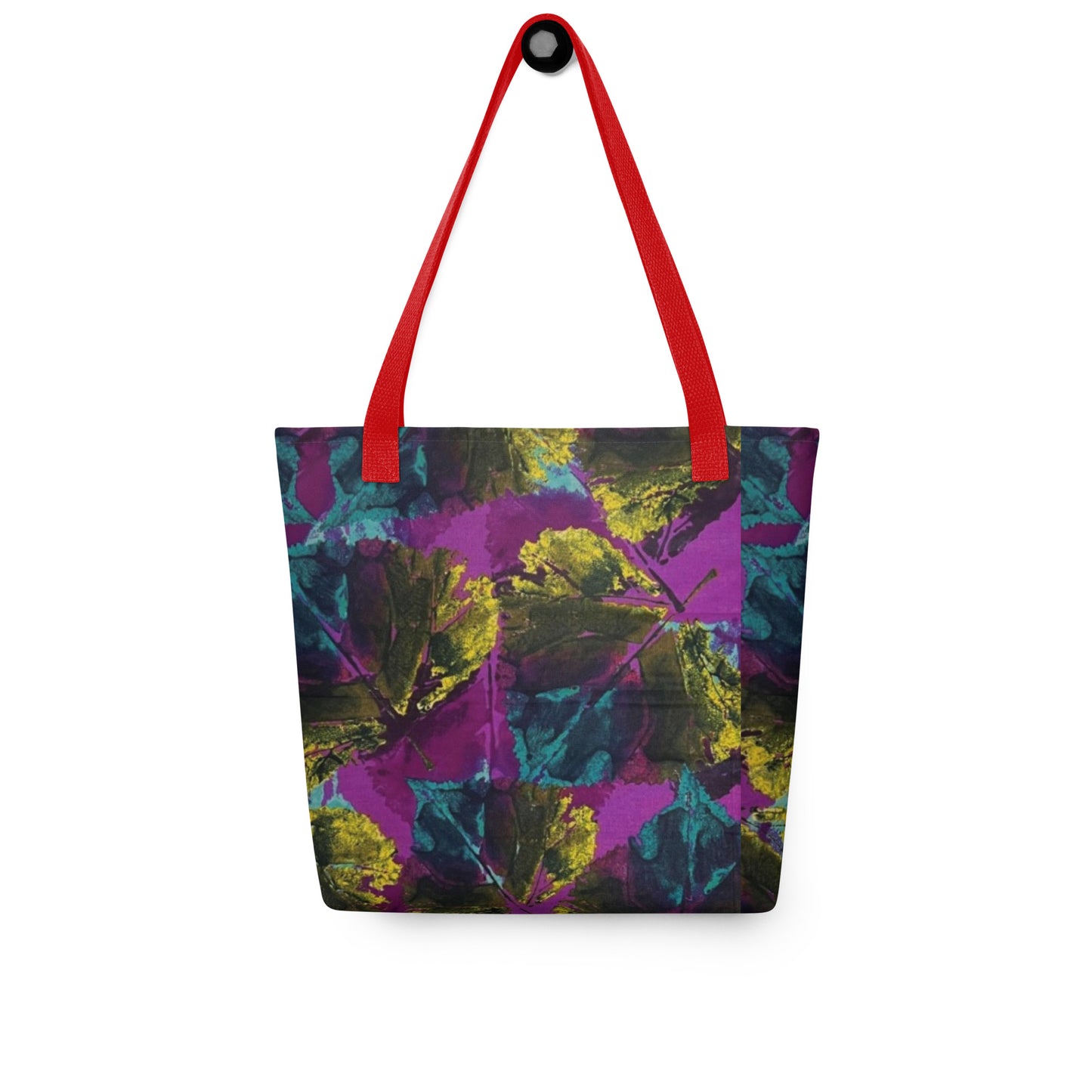 Purple Leaves Tote Bag