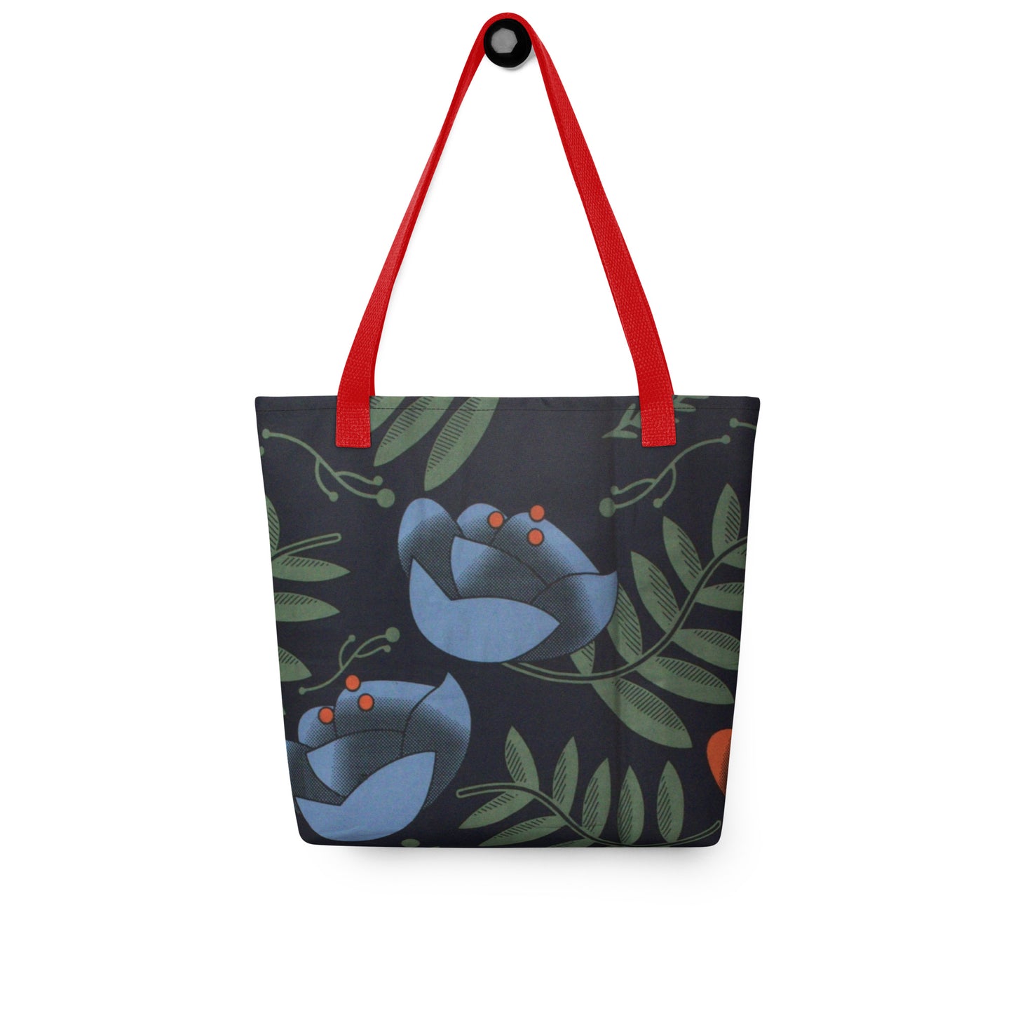 Winter Floral Tote Bag