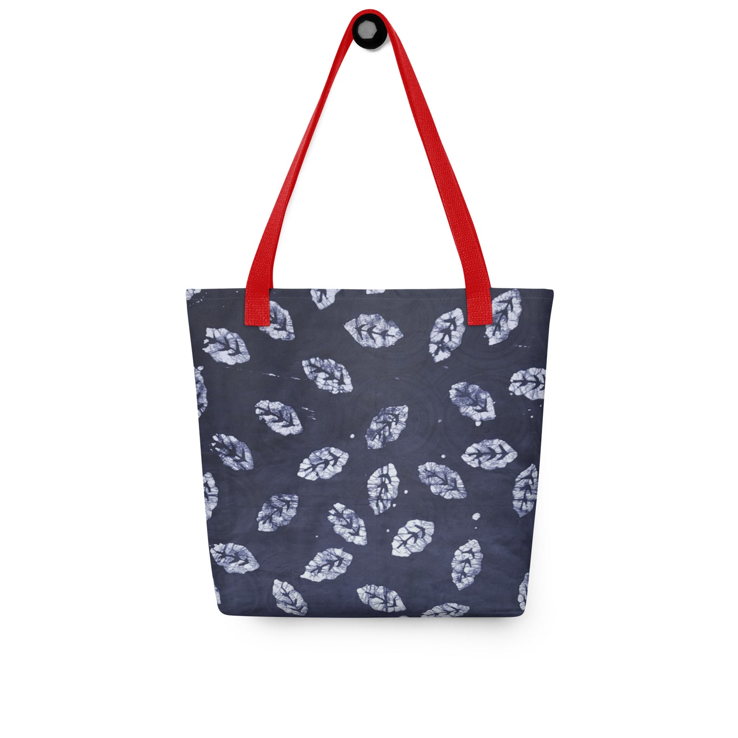 Indigo Leaf Tote Bag