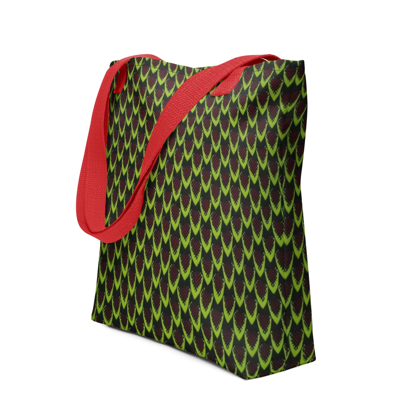 Green Flame Tote Bag