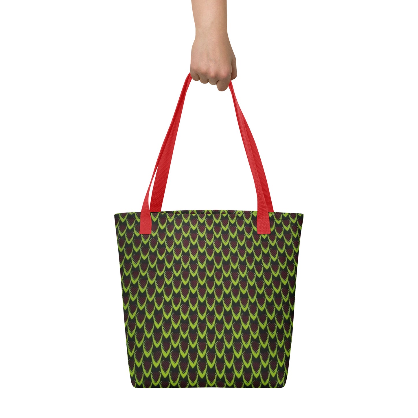 Green Flame Tote Bag