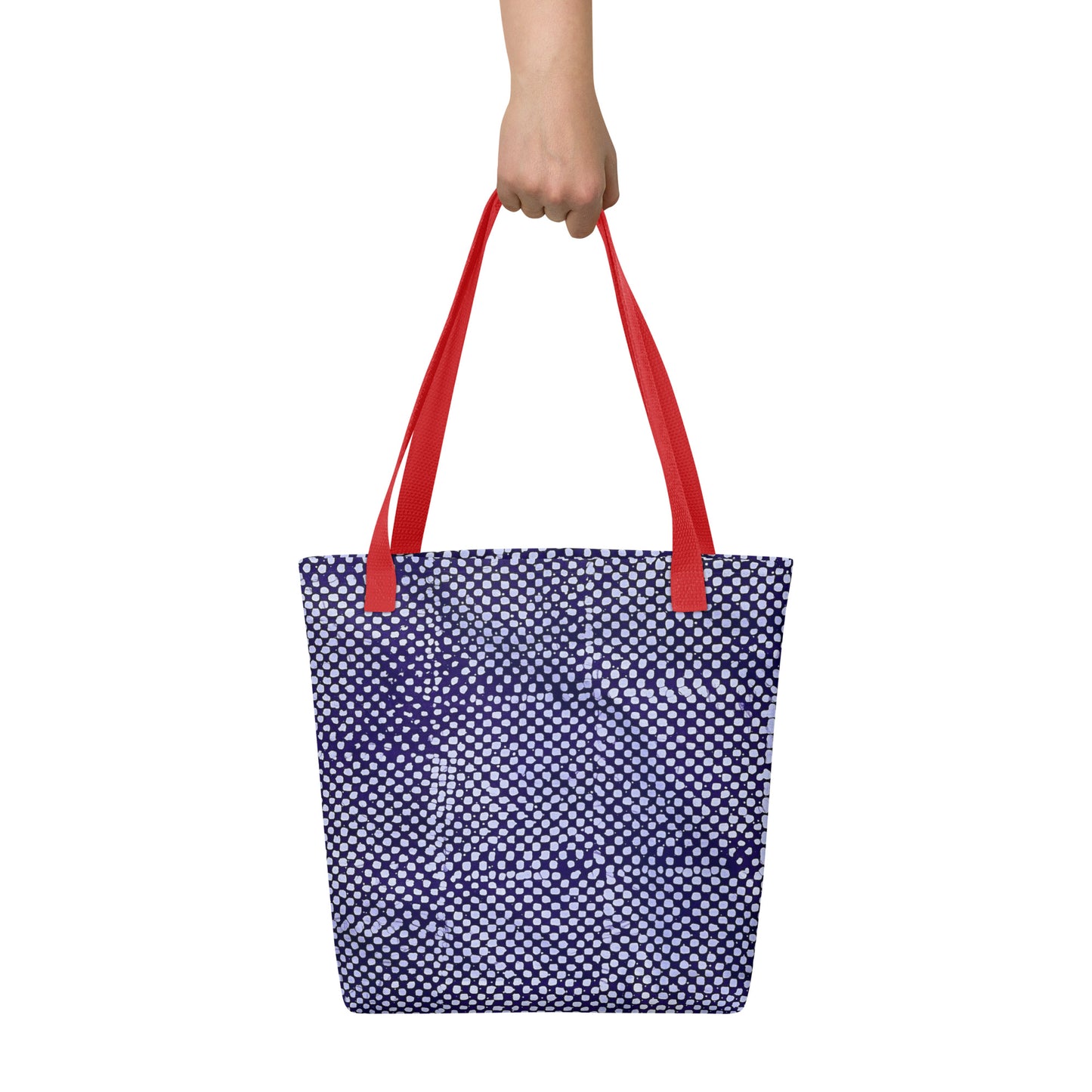 Purple Dots Tote Bag