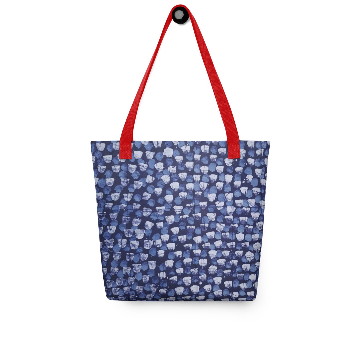 Blue Dotted Tote Bag