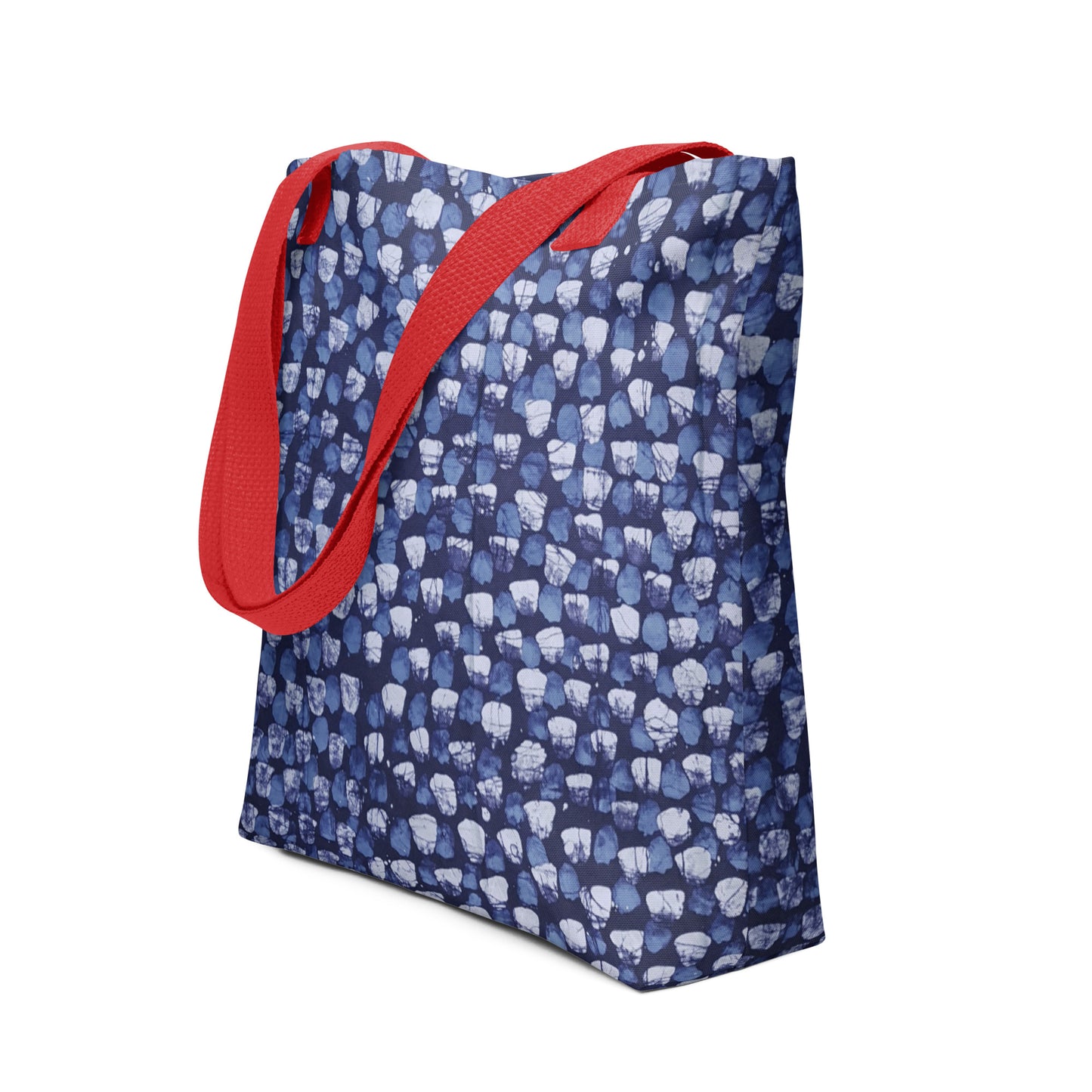 Blue Dotted Tote Bag