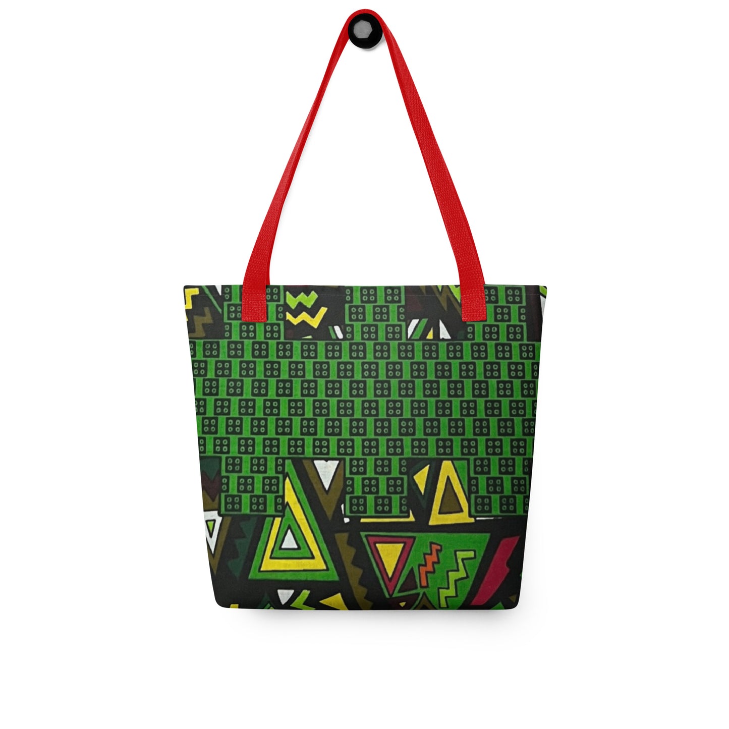 Multicolour Green Tote Bag