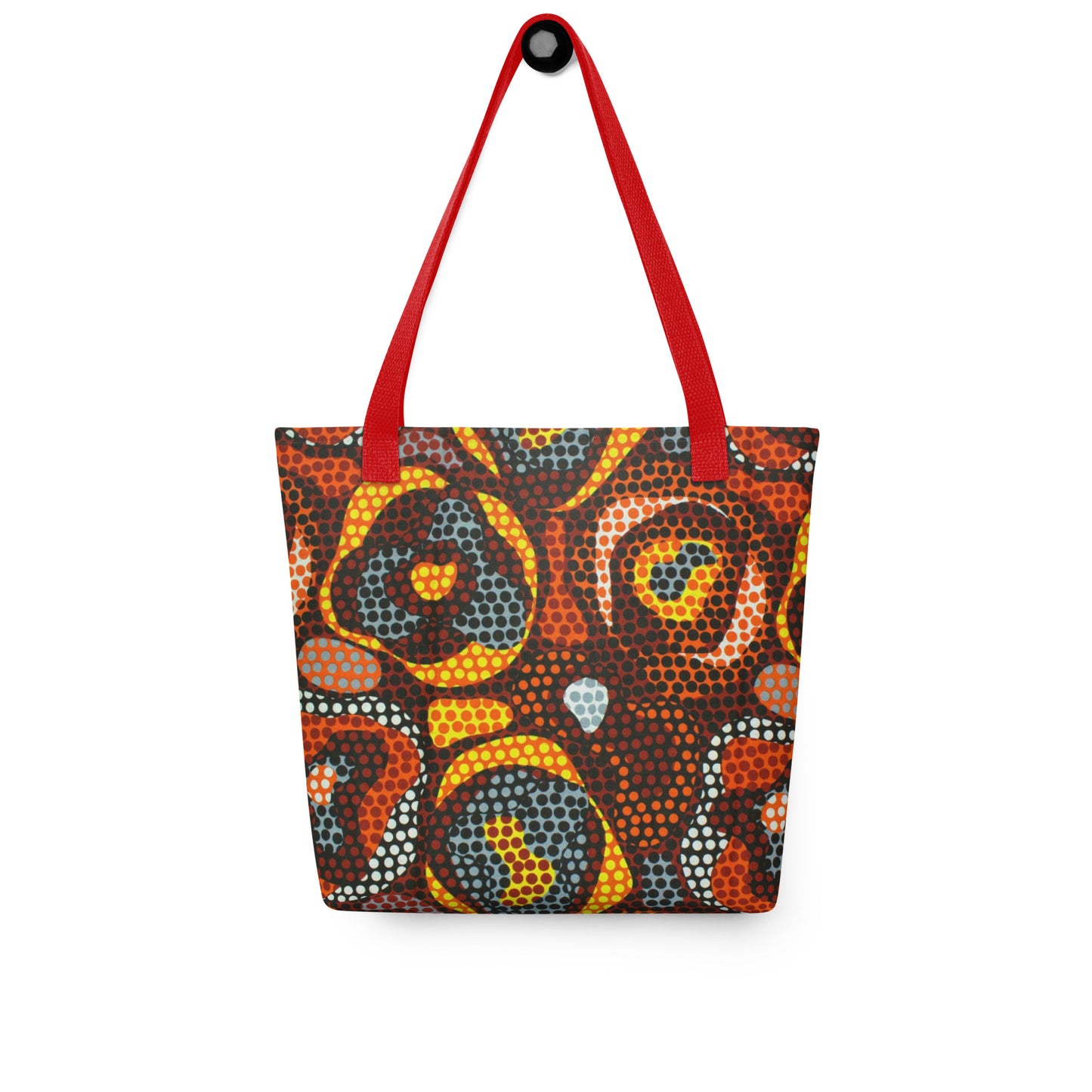 Multicolour Orange Tote Bag