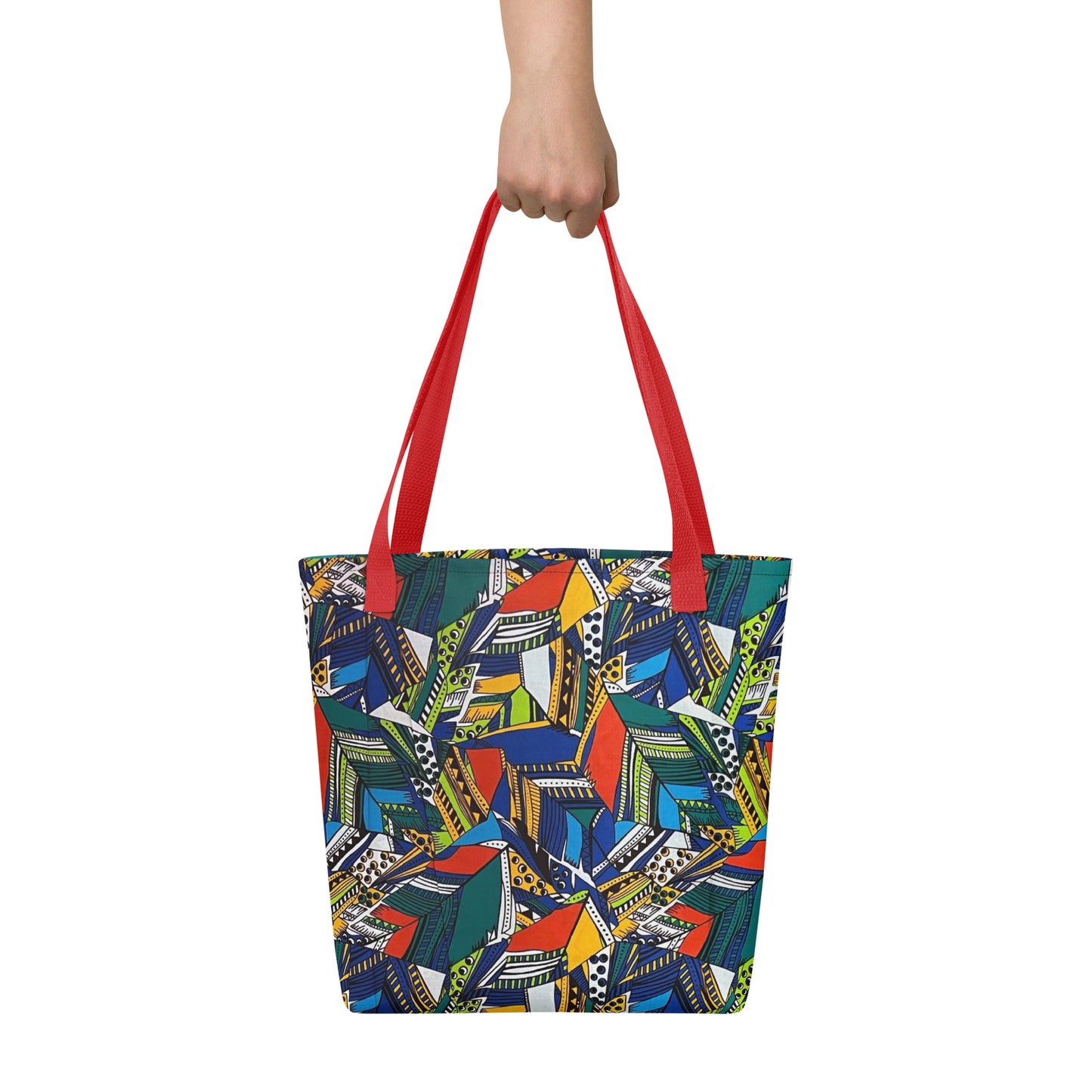 Multicolour Shapes Tote Bag