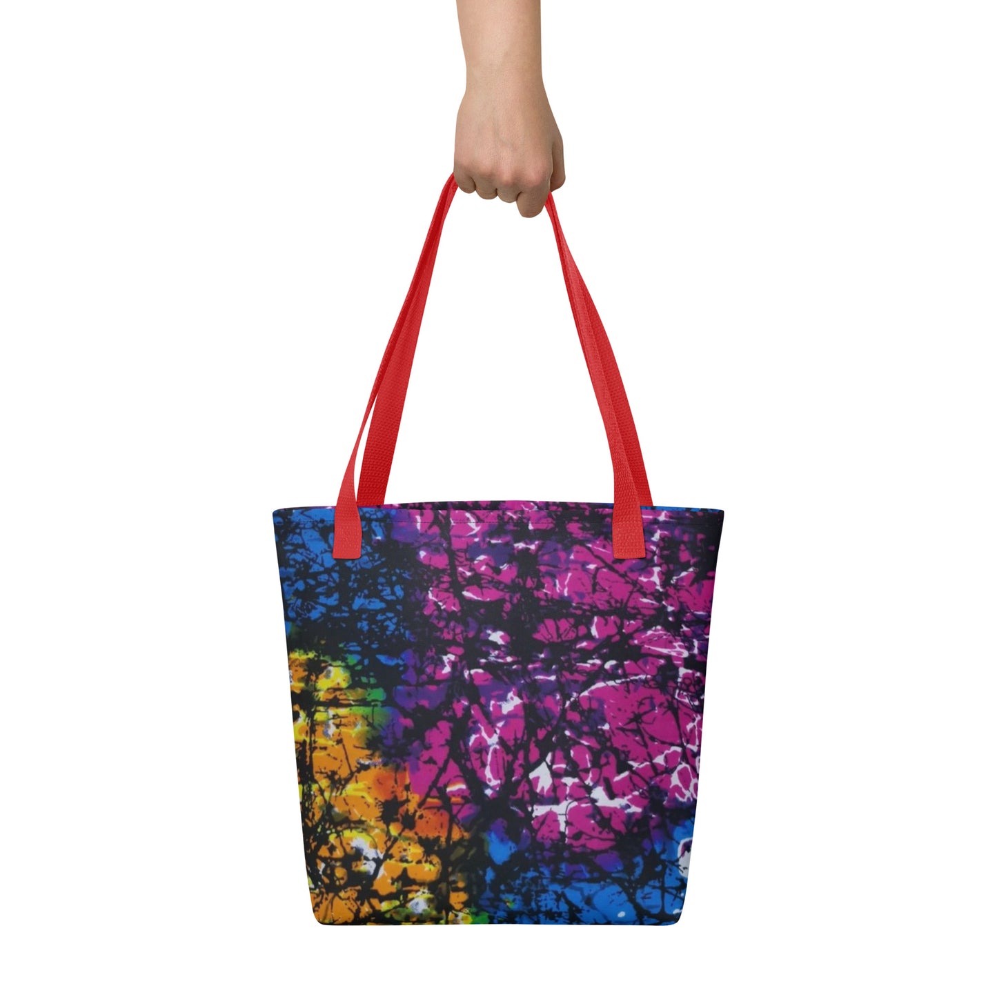 Multicolour Dye Tote Bag