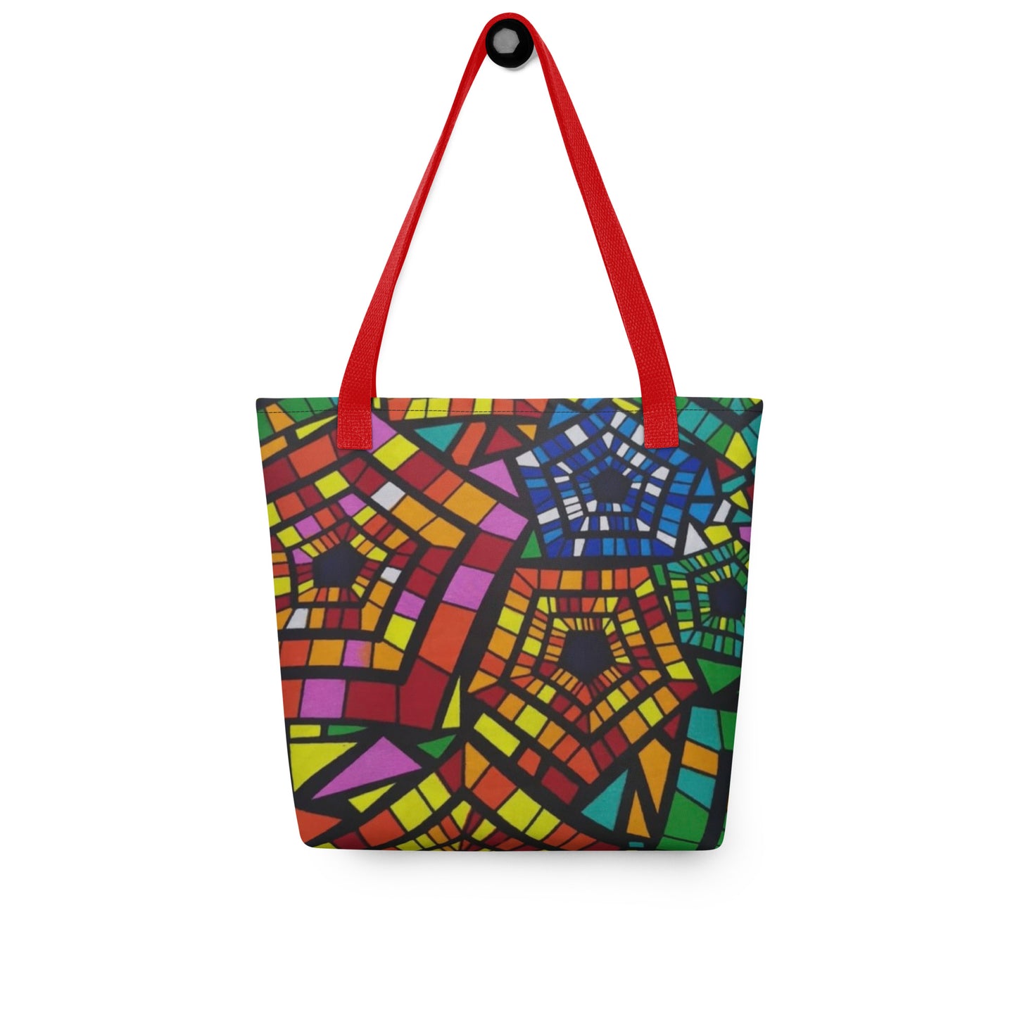 Multicolour Pentagon Tote Bag