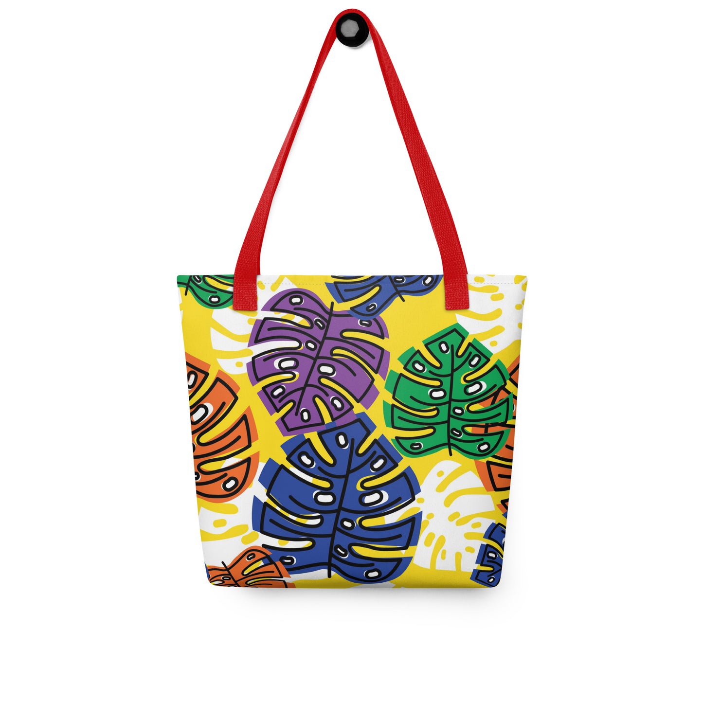 Yellow Tropical Tote Bag