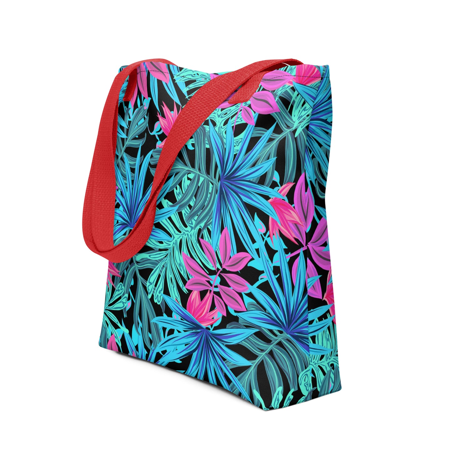 Blue Tropical Tote Bag