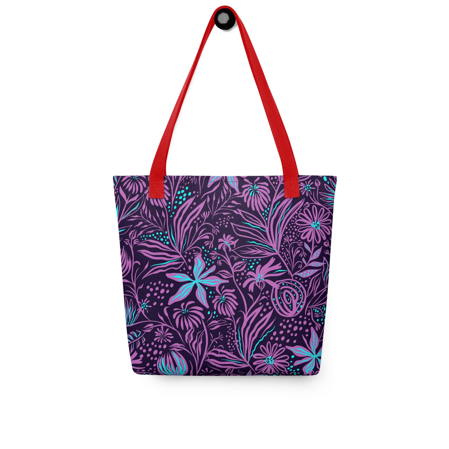 Purple Tropical Tote Bag