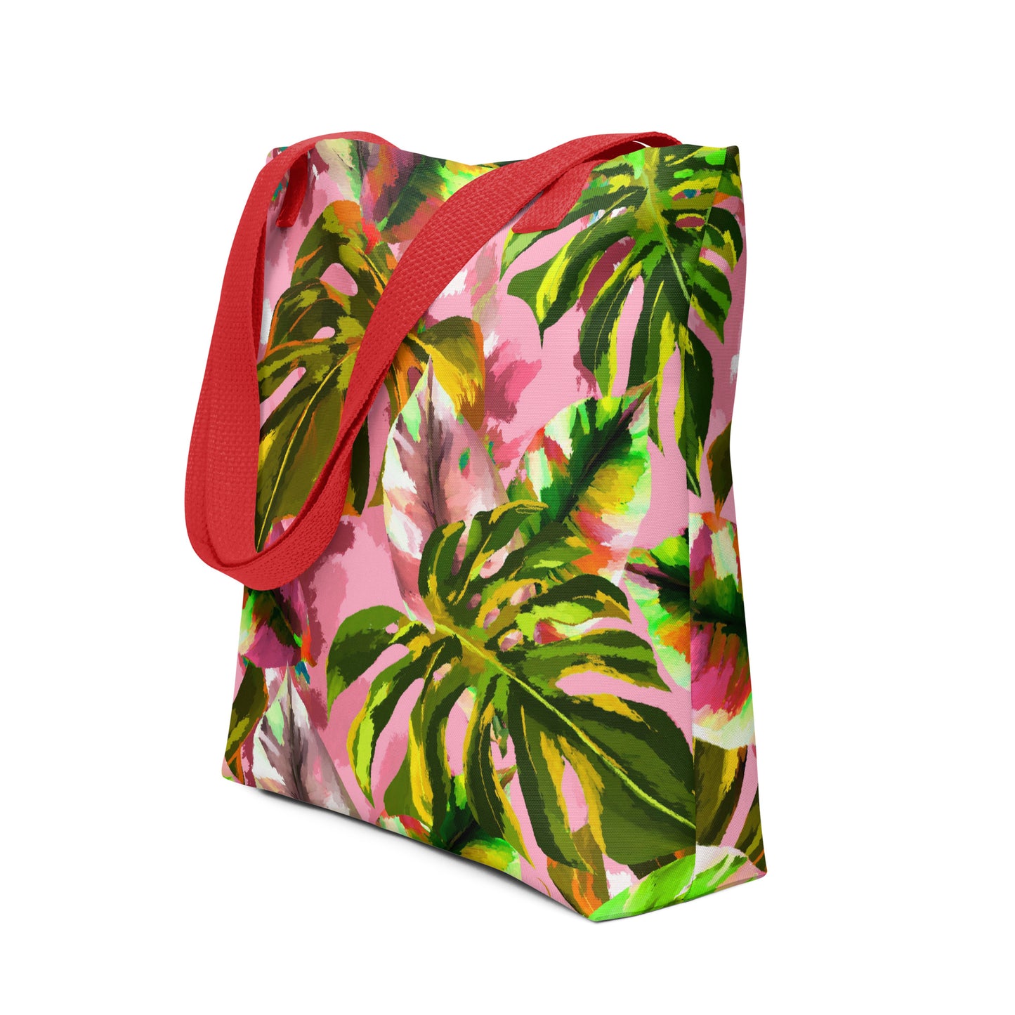 Pink Tropical Tote Bag