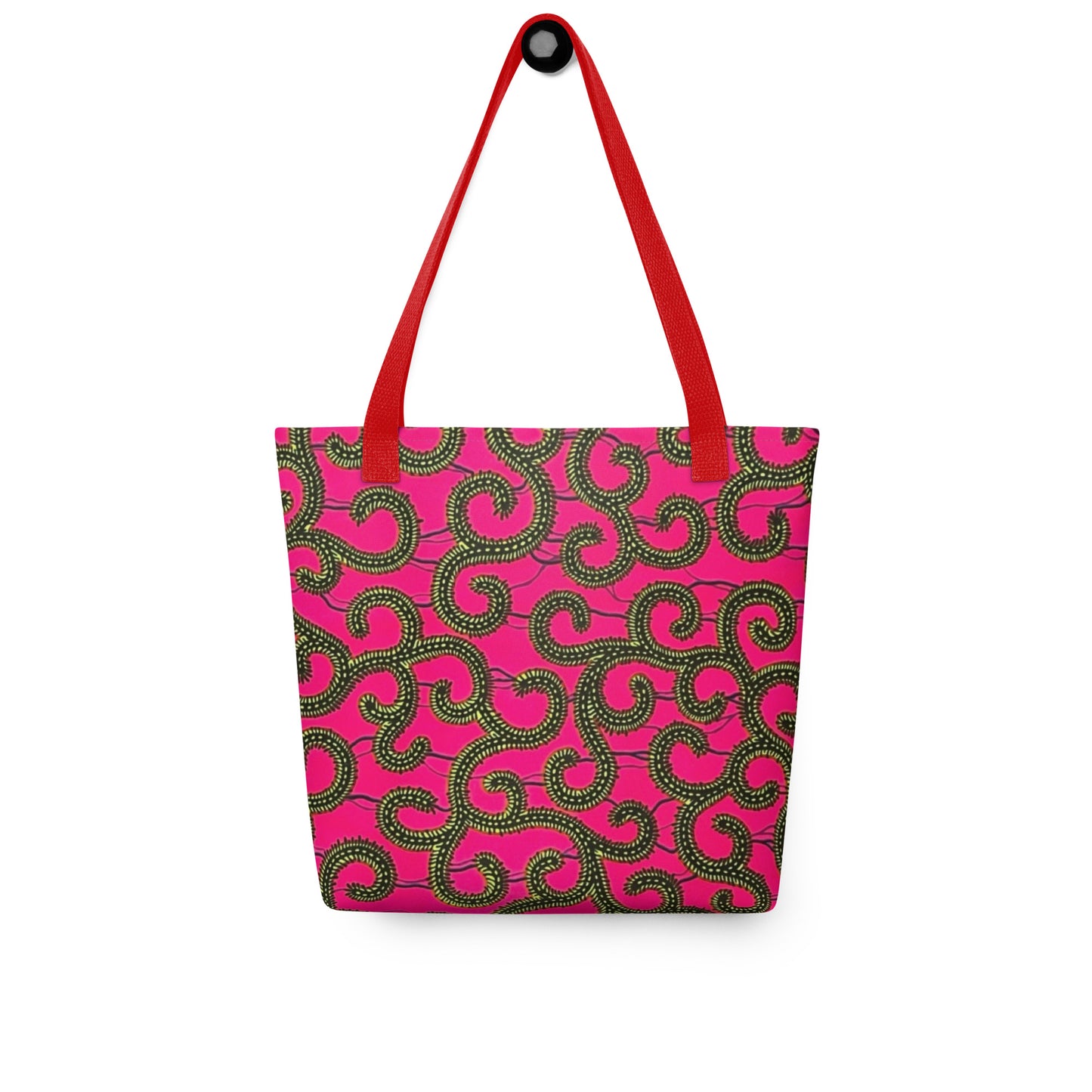 Pink Ankara Tote Bag