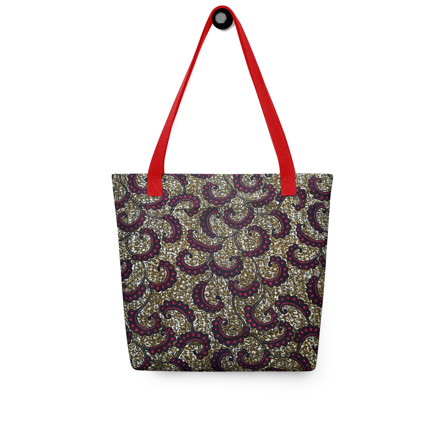 Burgundy Brown Tote Bag