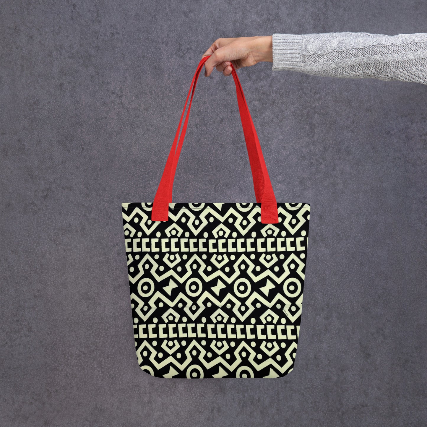 Bogolan Print Tote Bag