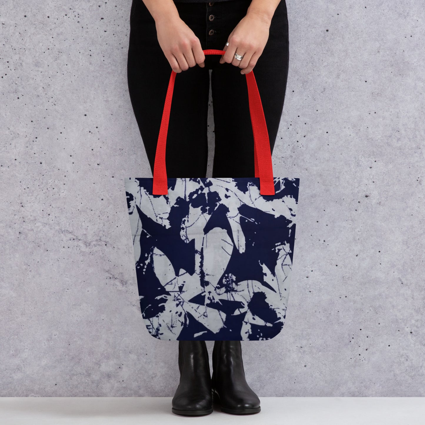 Indigo Print Tote Bag