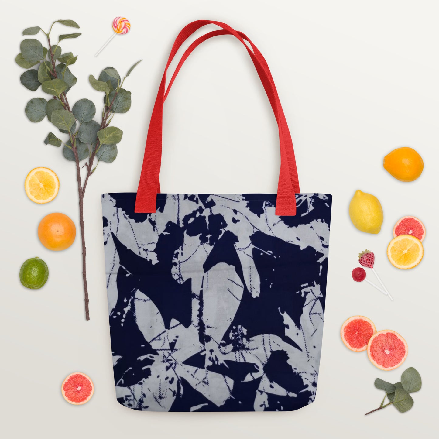 Indigo Print Tote Bag