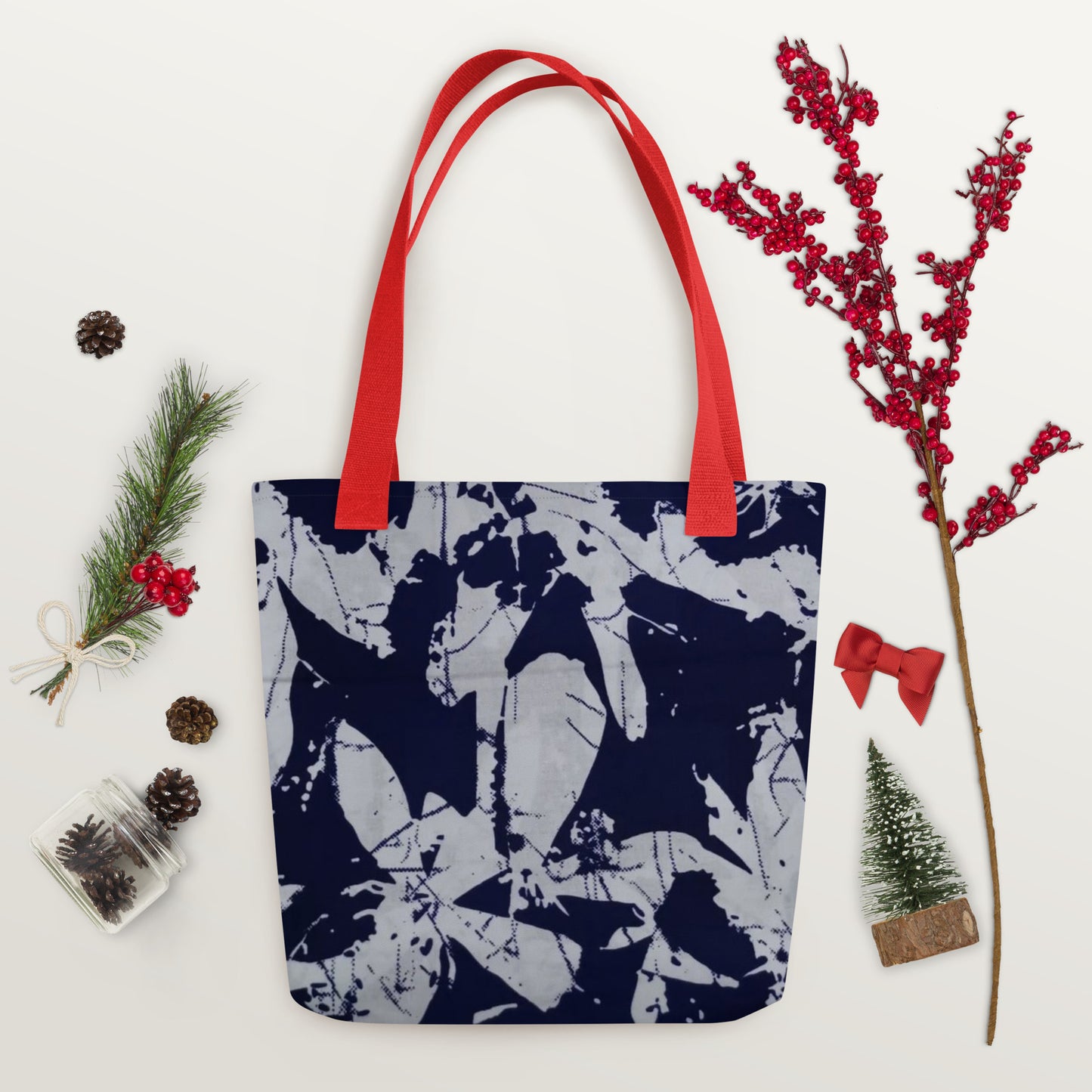 Indigo Print Tote Bag