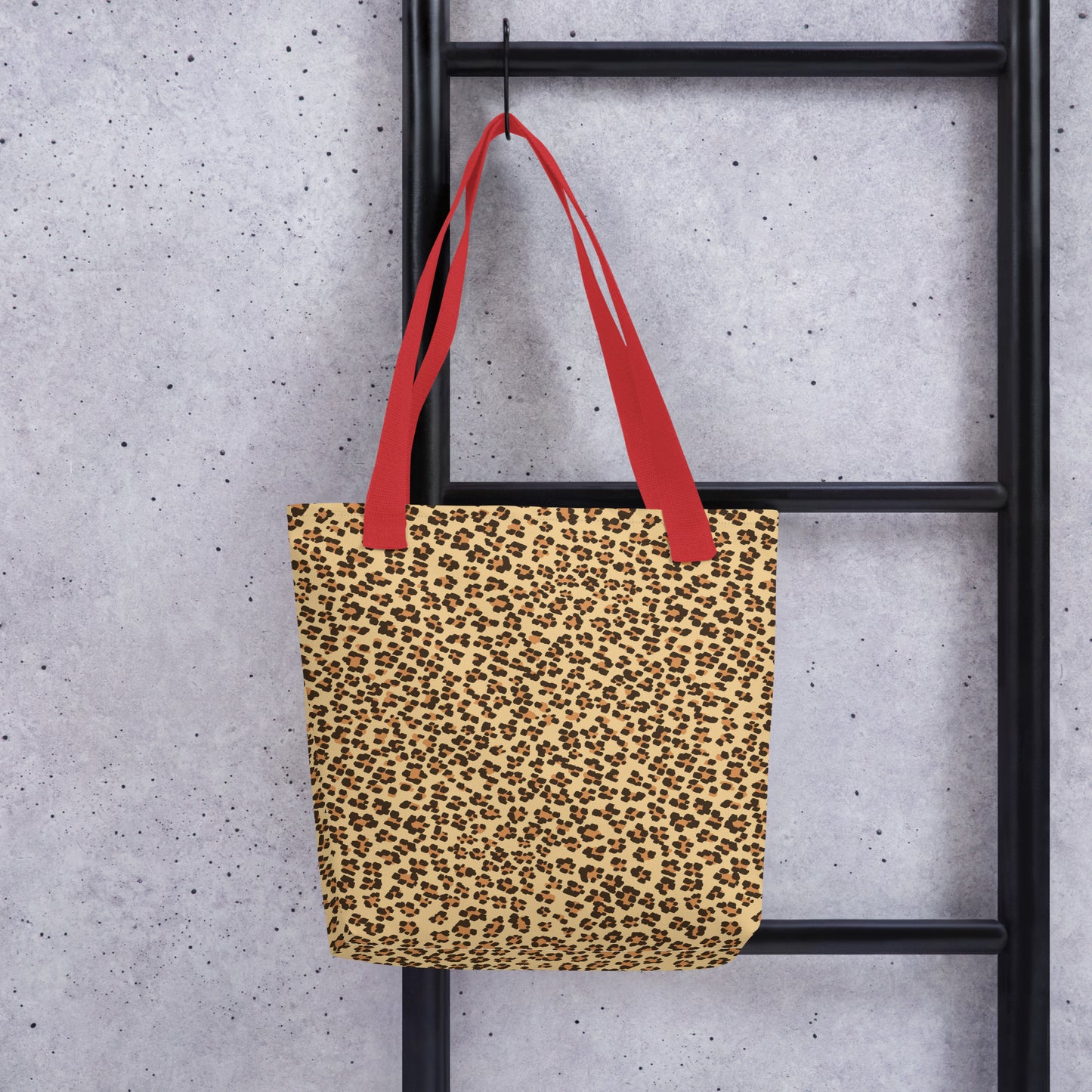 Brown Leopard Tote Bag