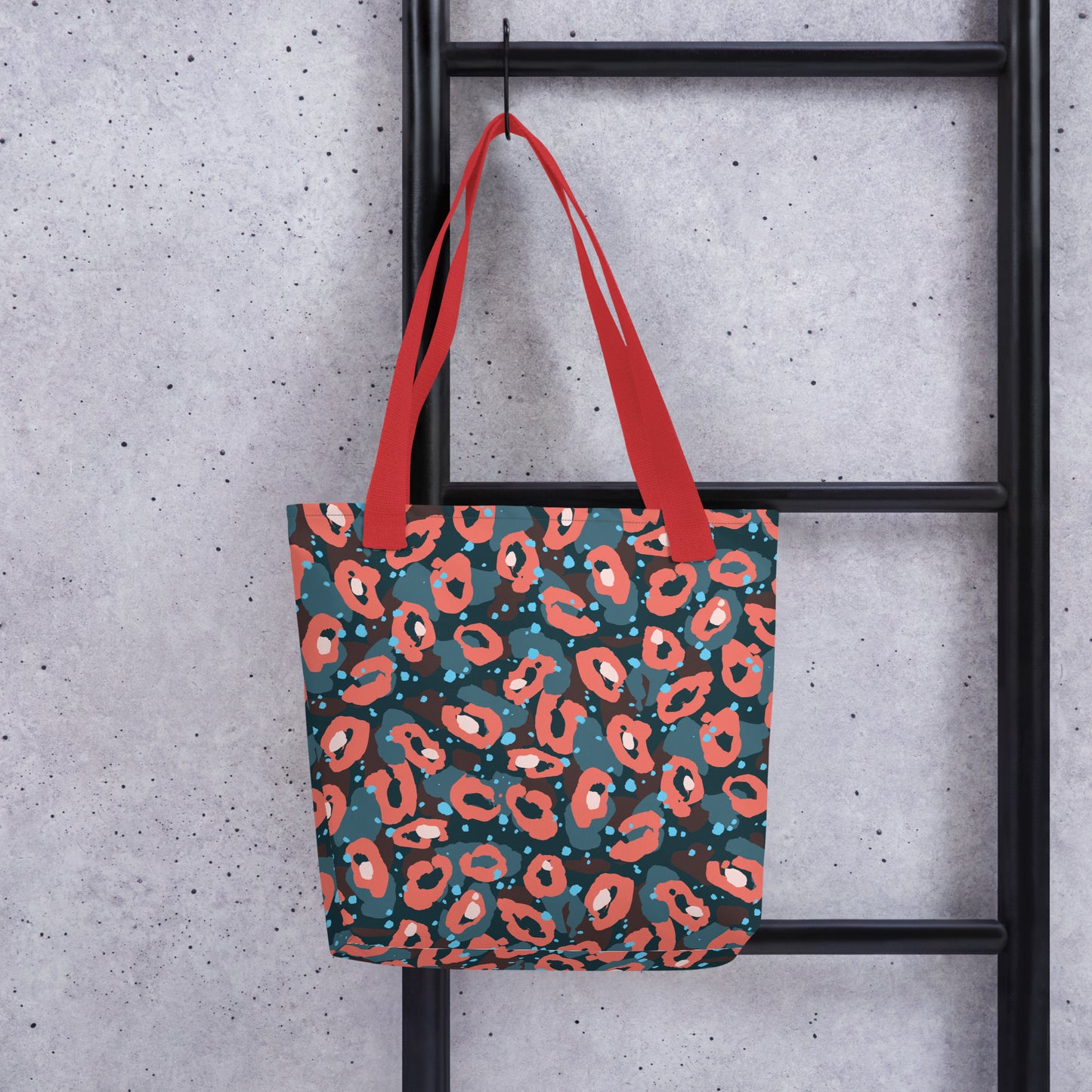 Leopard Speckled Tote Bag