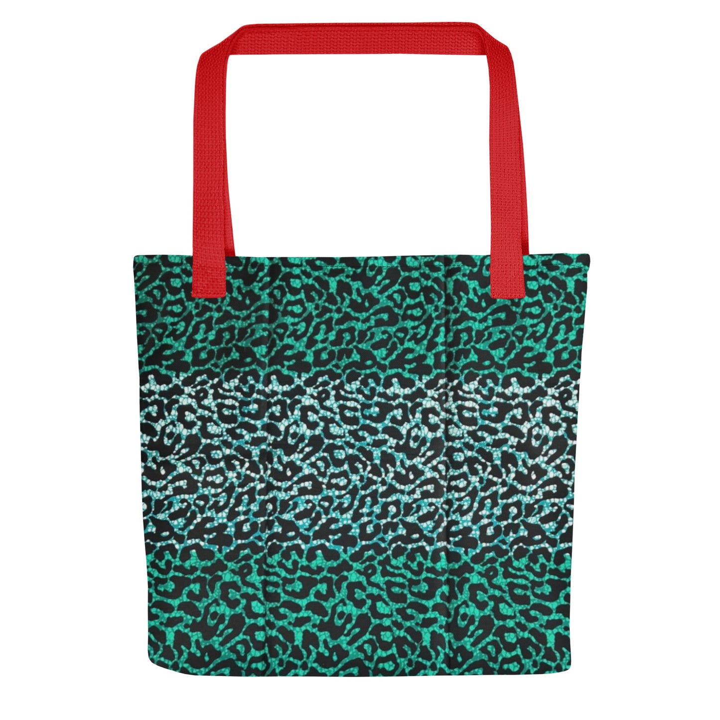 Green Leopard Tote Bag