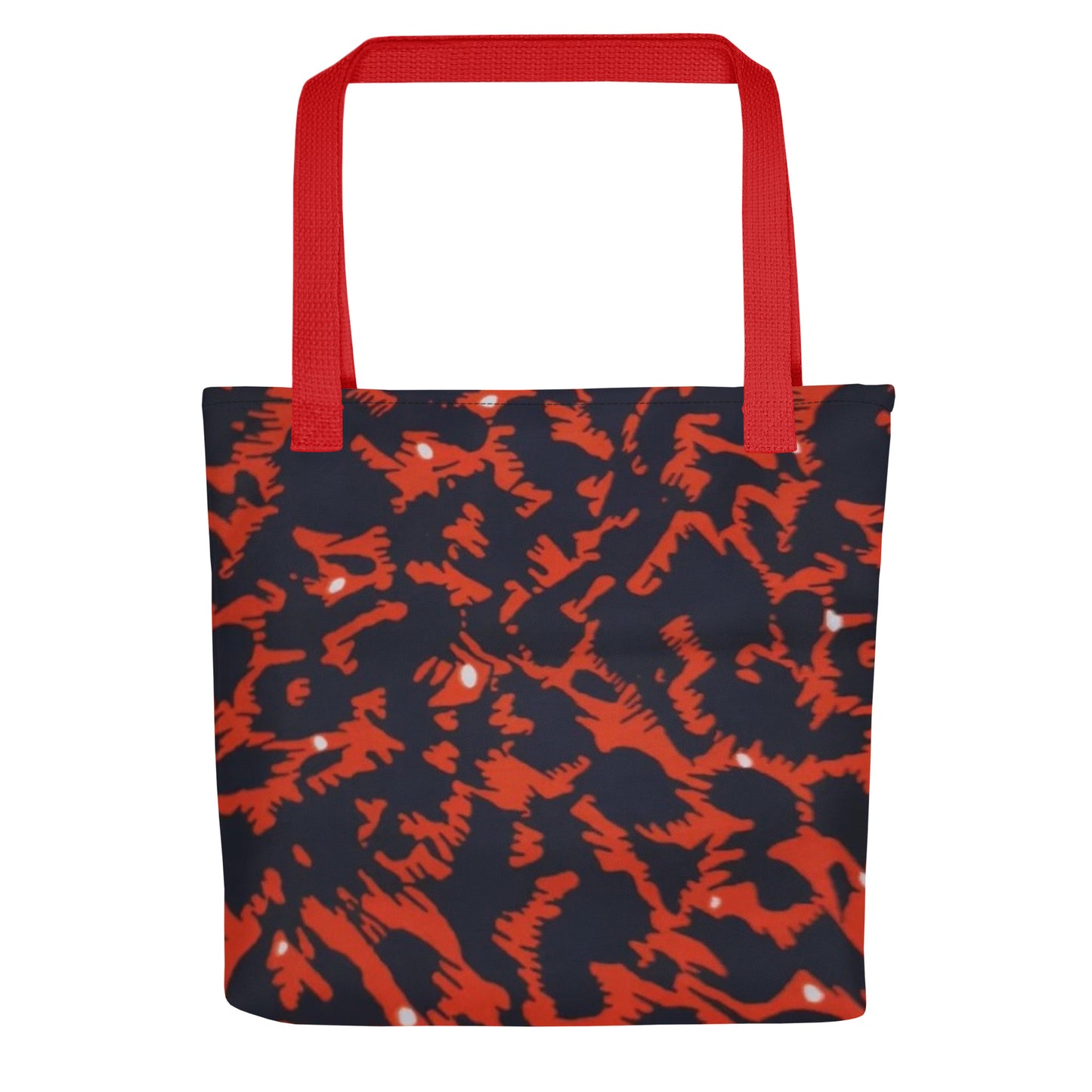 Orange Leopard Tote Bag