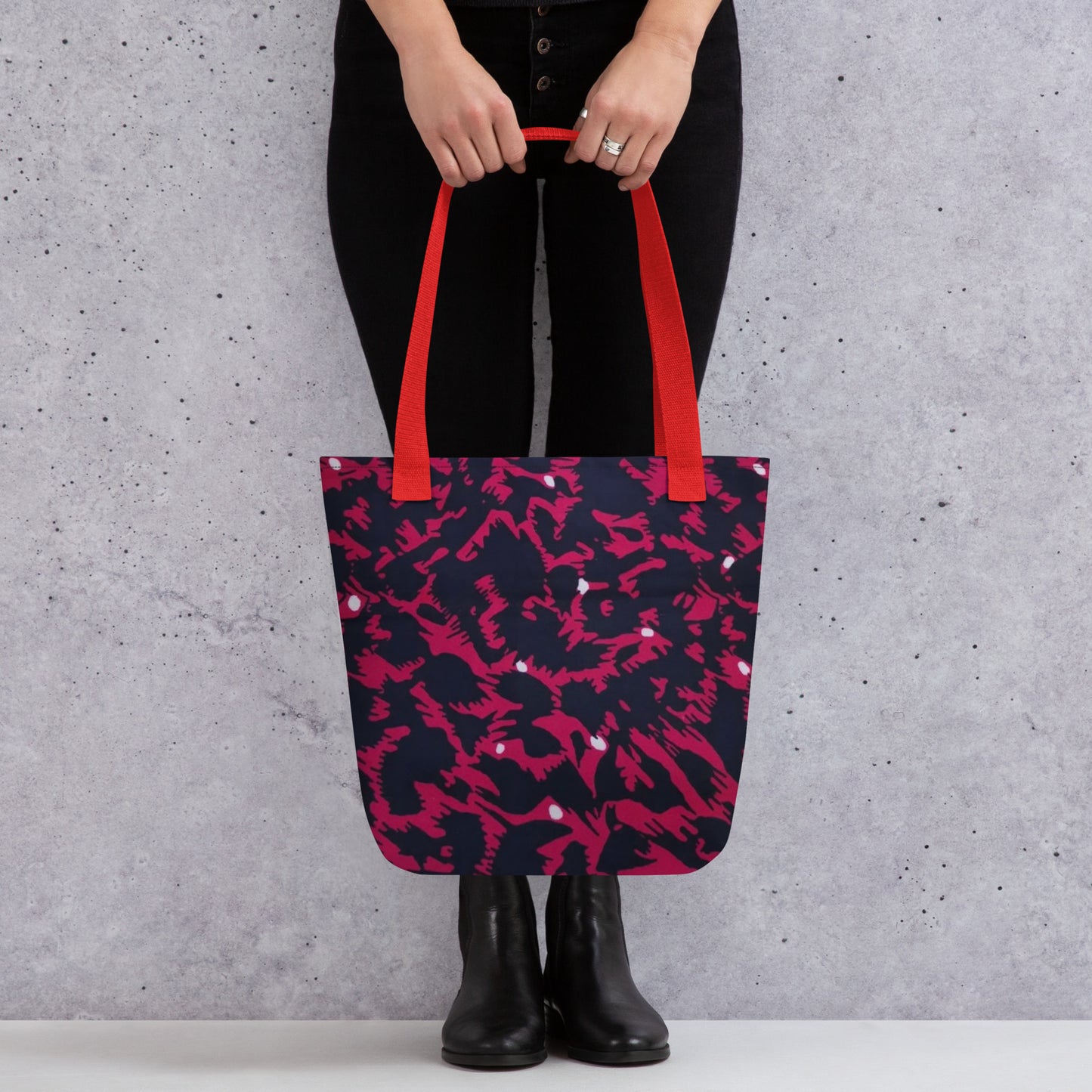 Pink Leopard Tote Bag