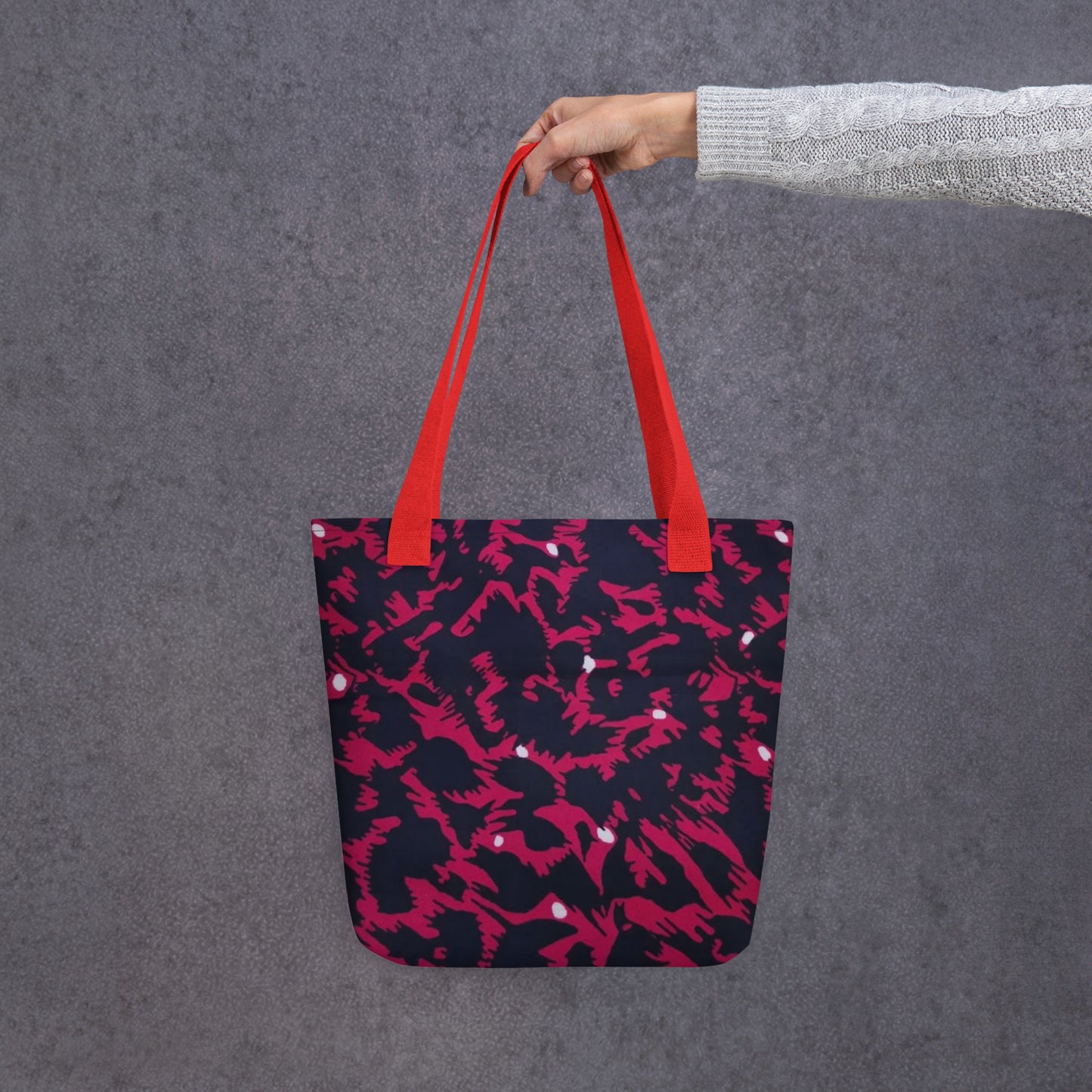 Pink Leopard Tote Bag