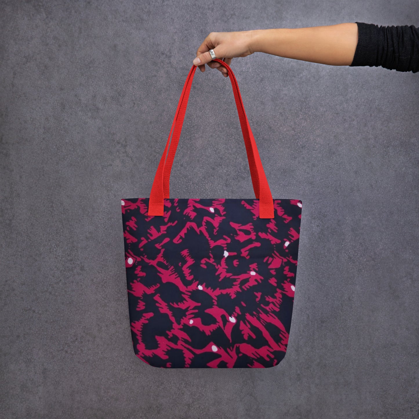 Pink Leopard Tote Bag