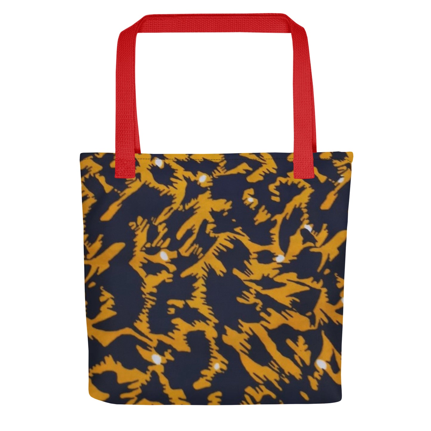 Yellow Leopard Tote Bag