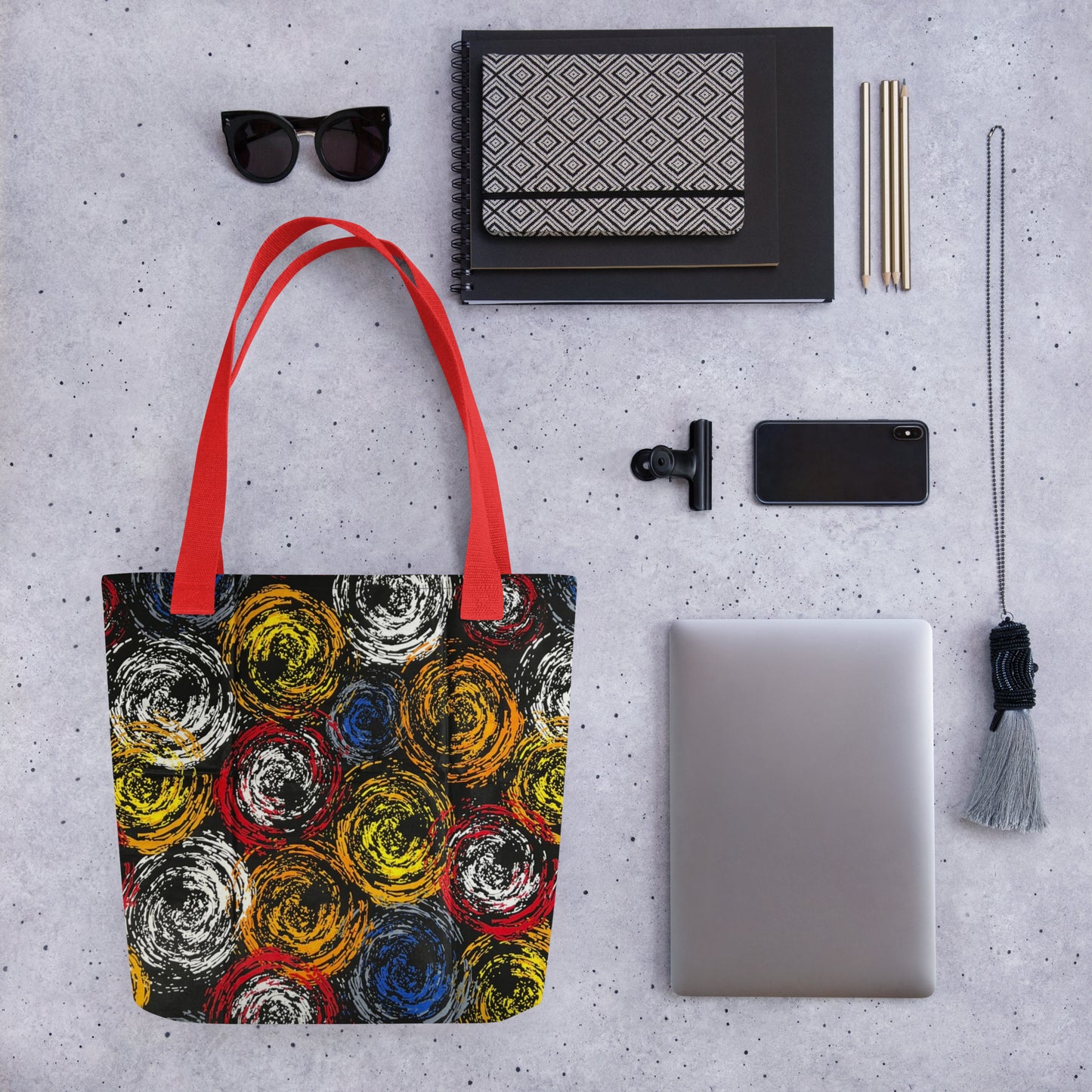 Colourful Swirls Tote Bag