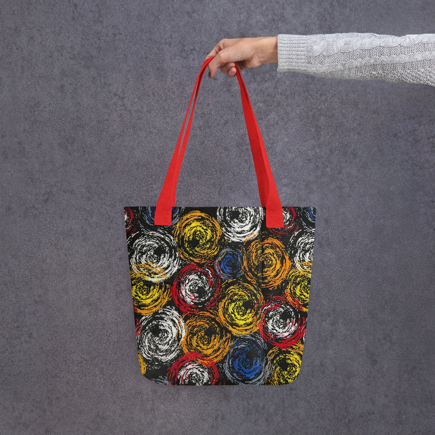 Colourful Swirls Tote Bag