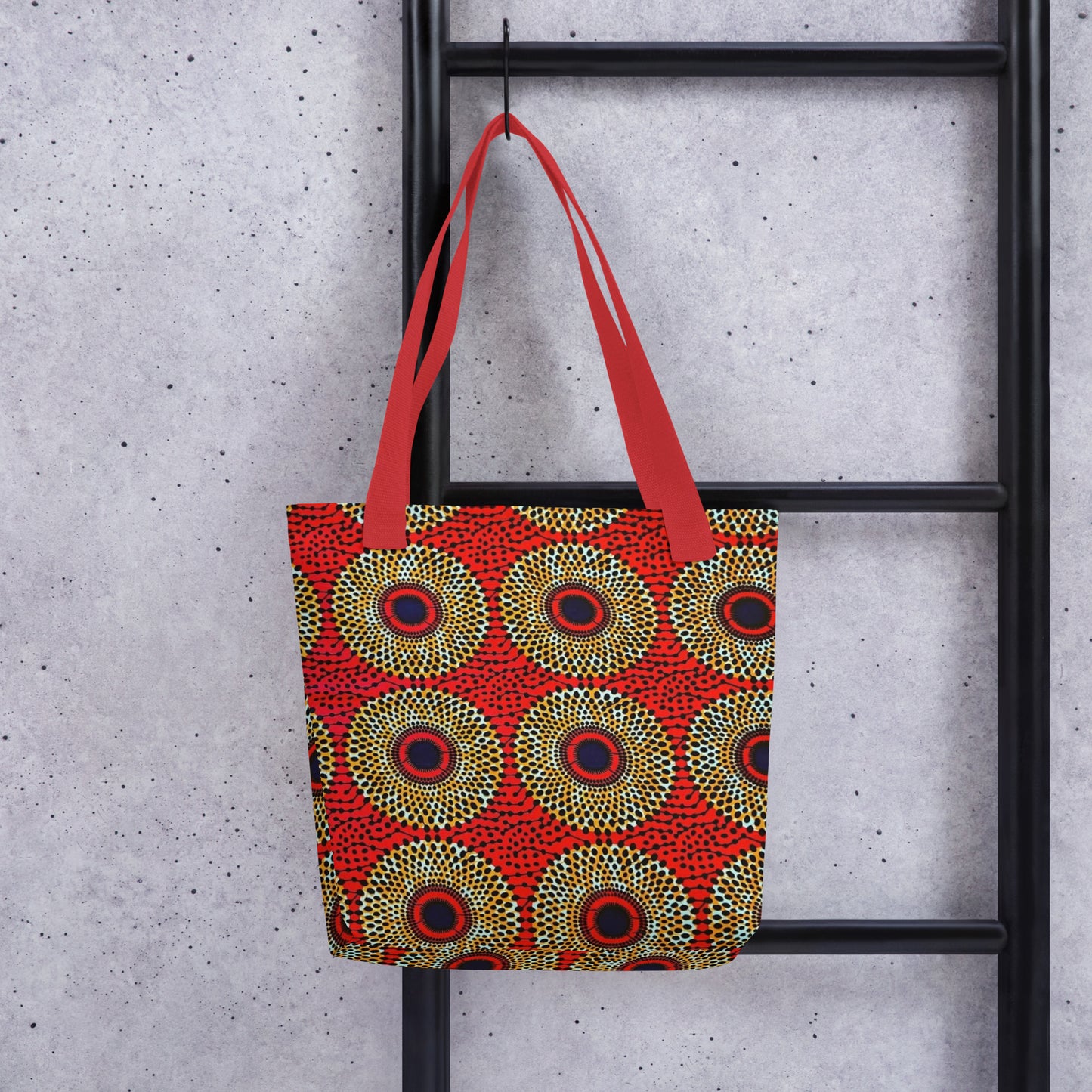 Orange Mandela Tote Bag