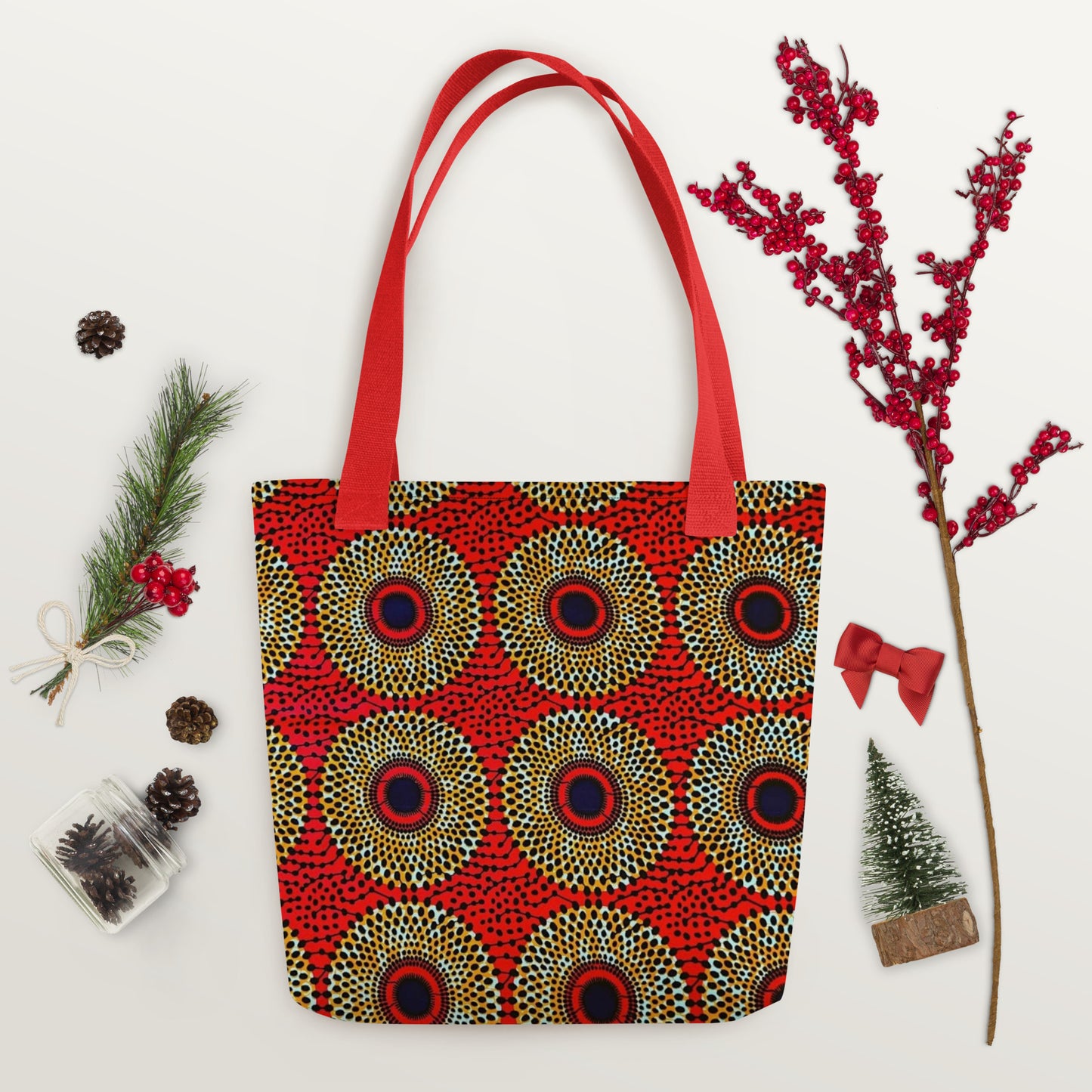 Orange Mandela Tote Bag