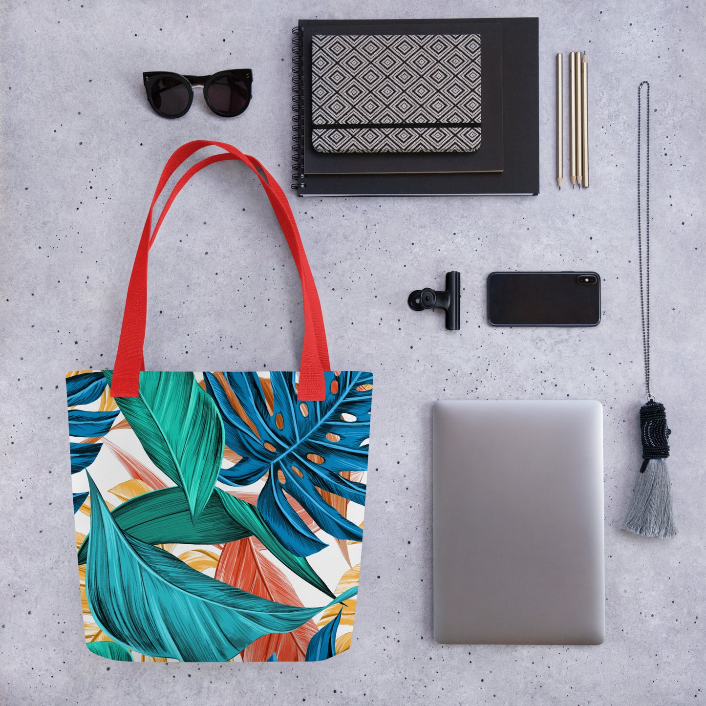 Tropical Leaves Tote Bag