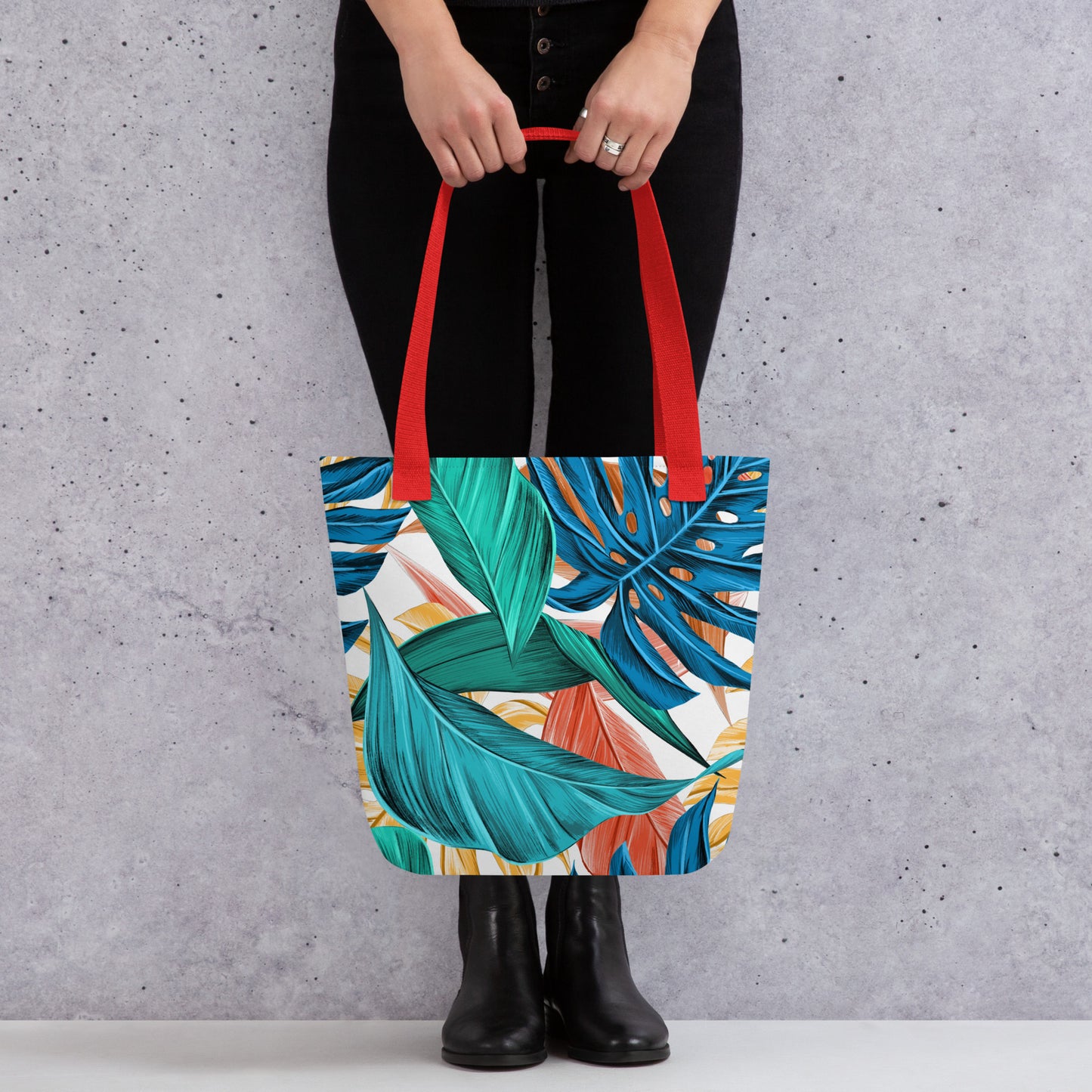 Tropical Leaves Tote Bag