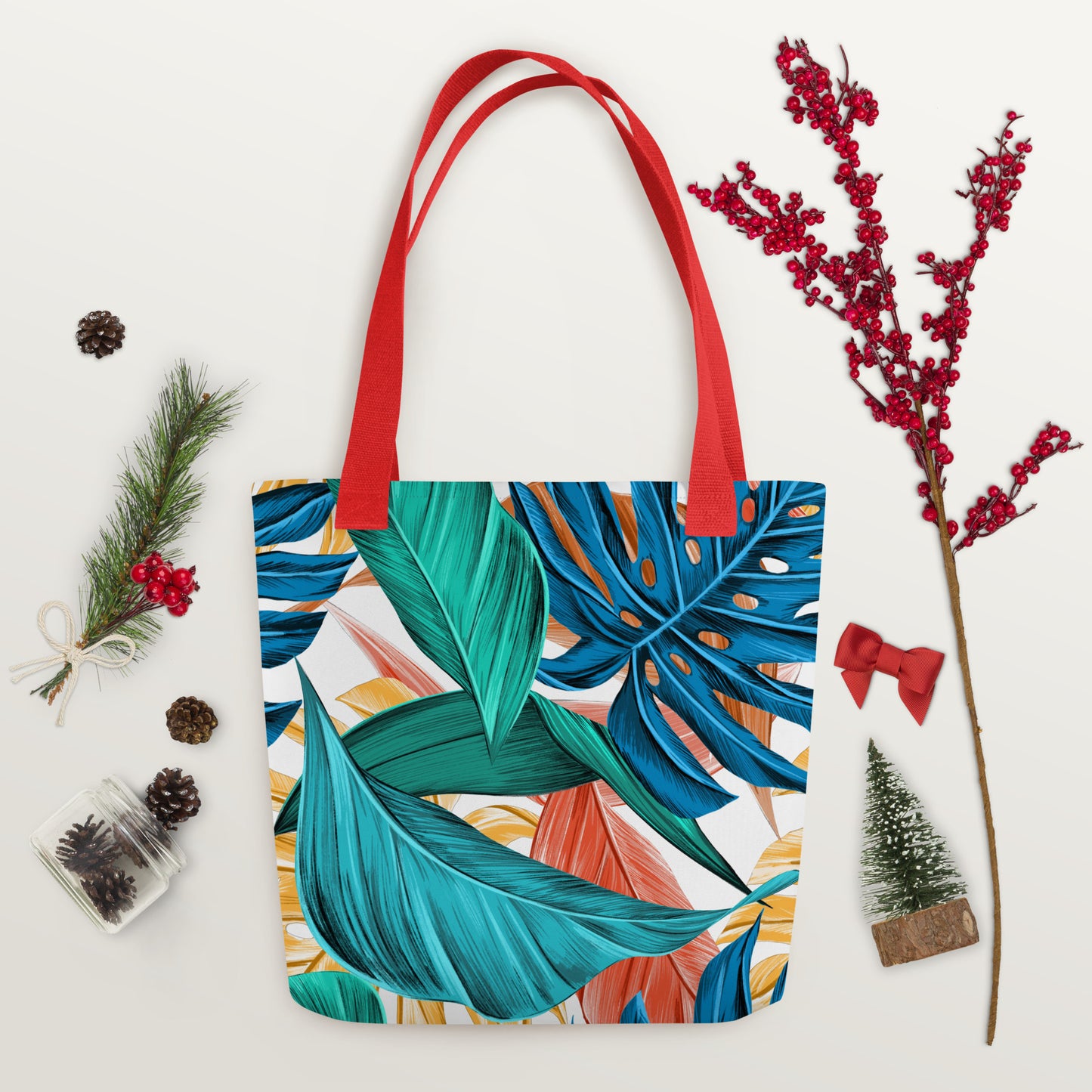 Tropical Leaves Tote Bag