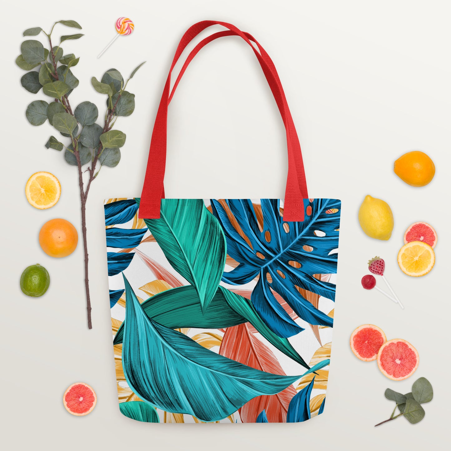 Tropical Leaves Tote Bag