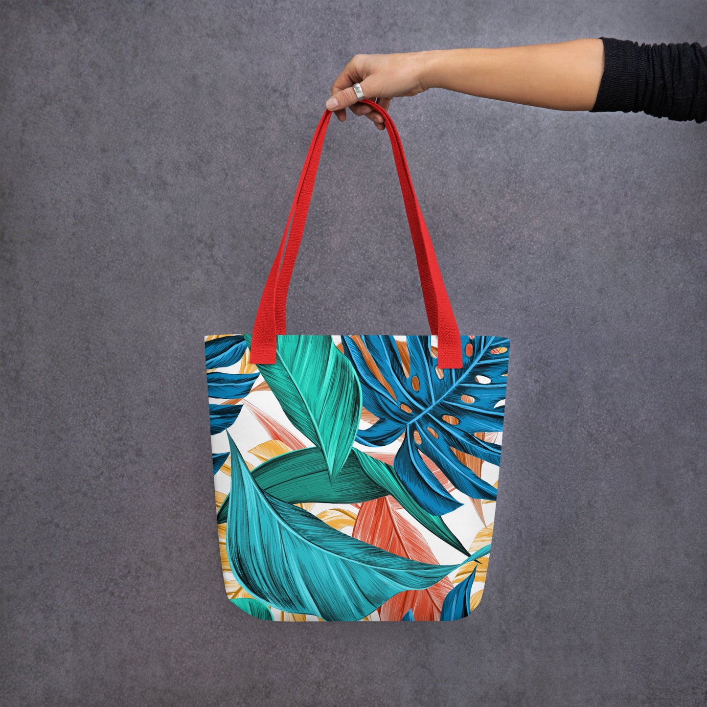 Tropical Leaves Tote Bag