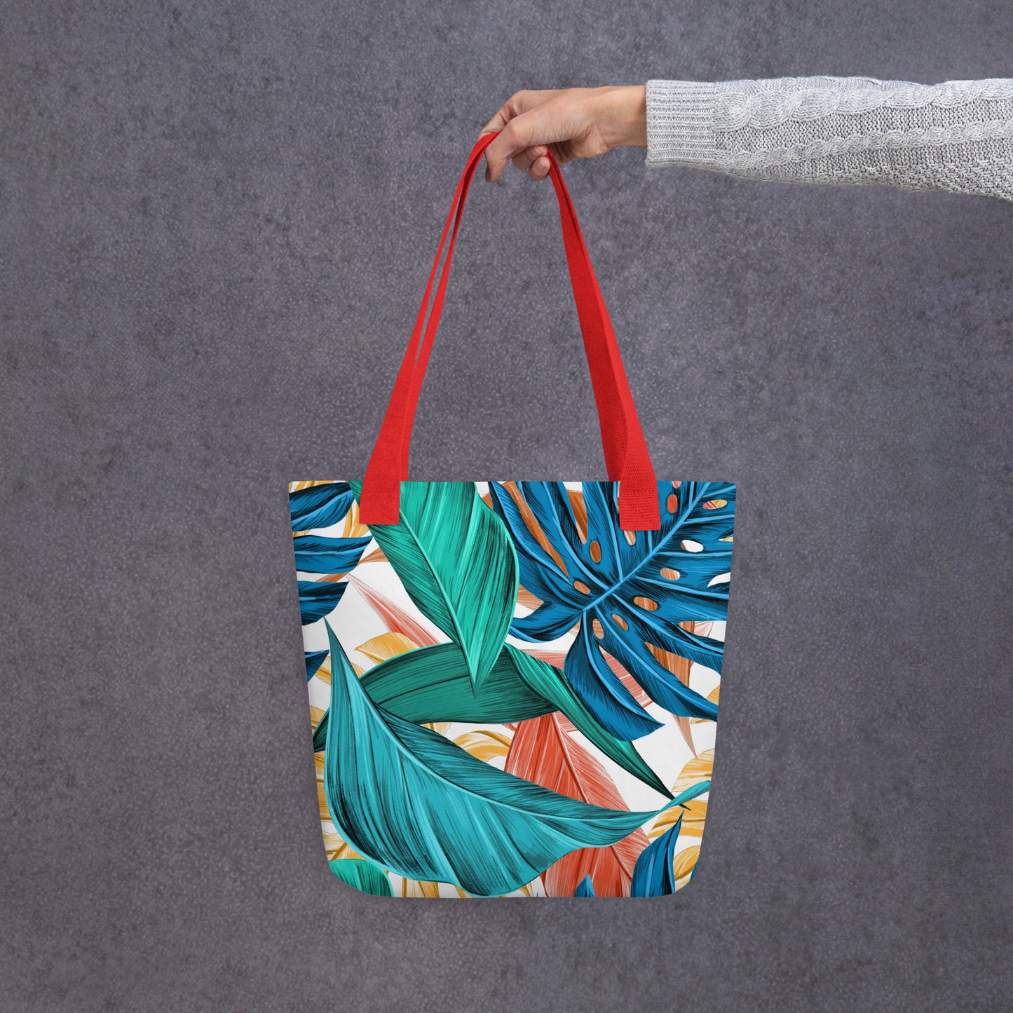 Tropical Leaves Tote Bag