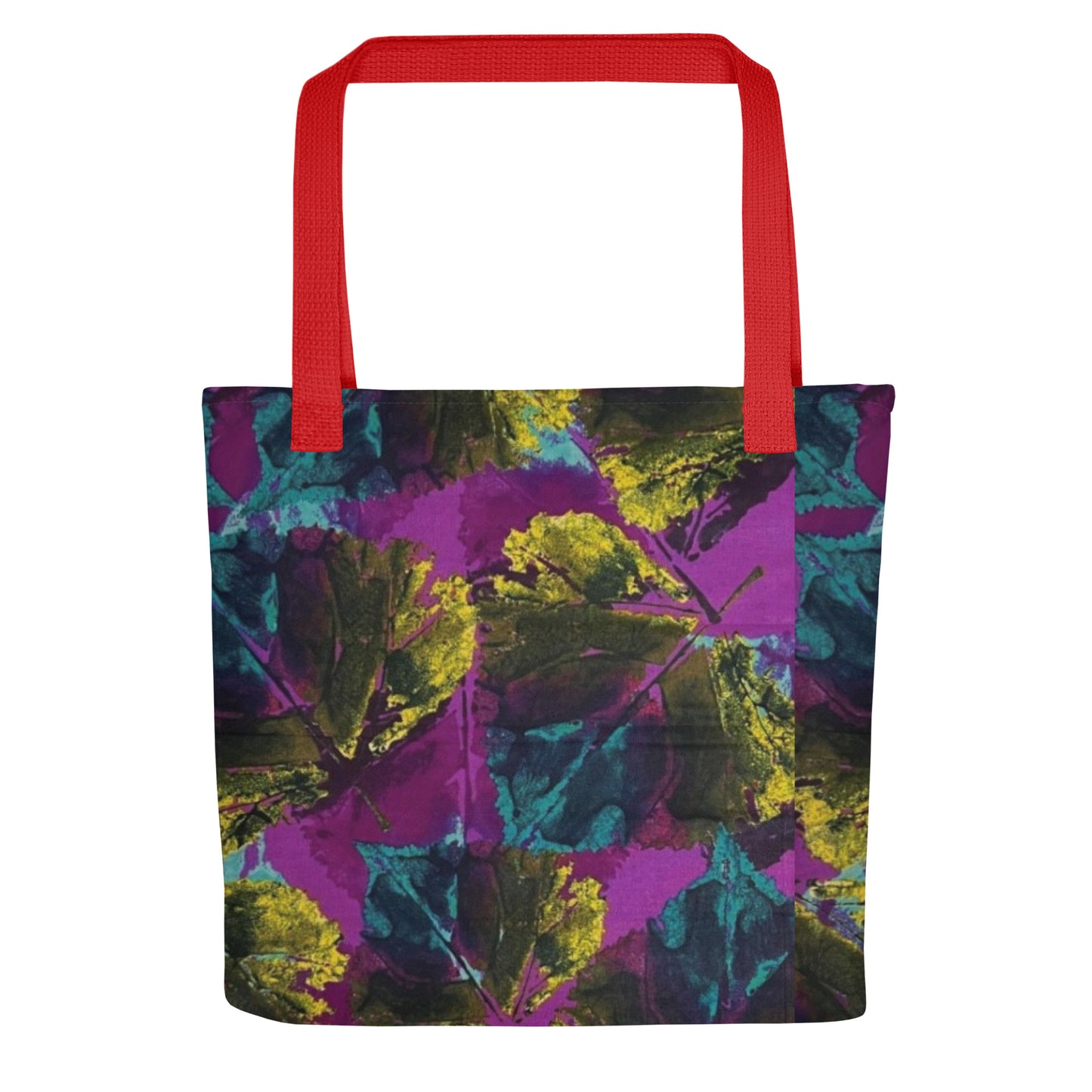 Purple Leaves Tote Bag