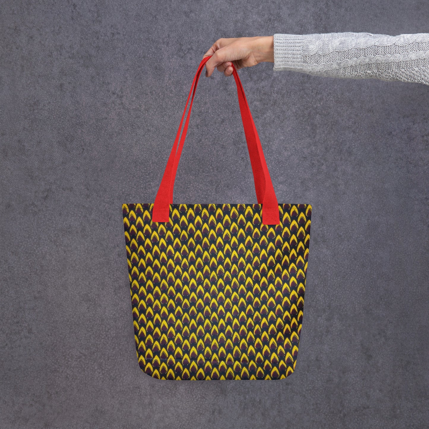 Yellow Flame Tote Bag