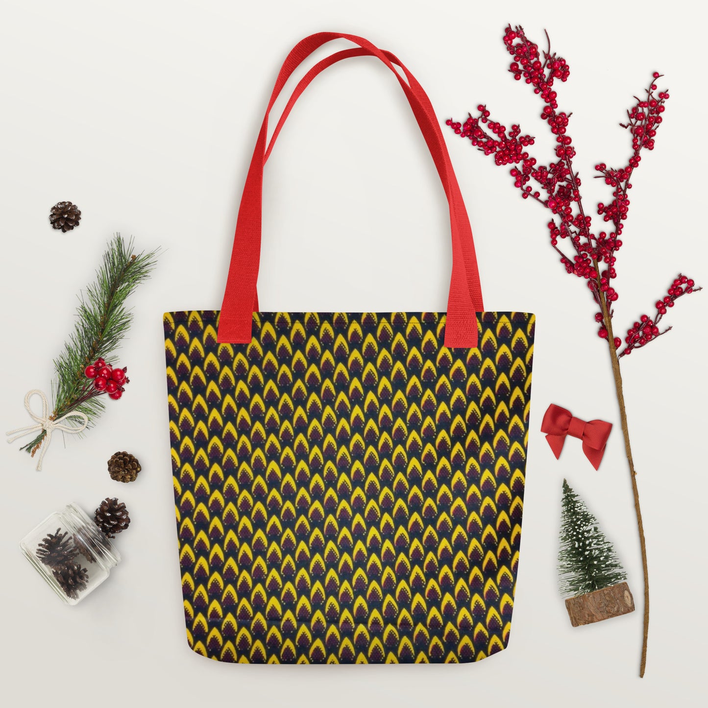 Yellow Flame Tote Bag