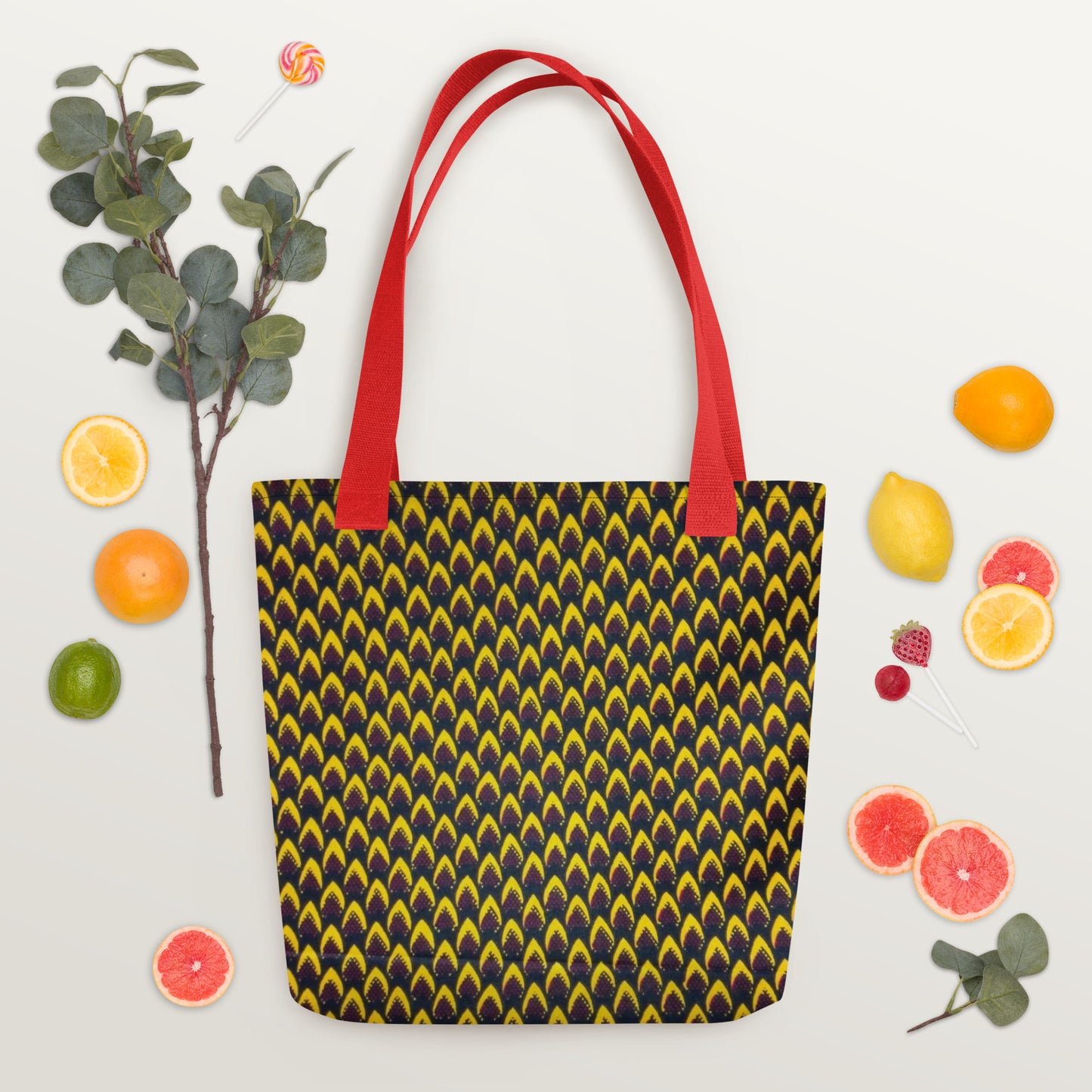 Yellow Flame Tote Bag